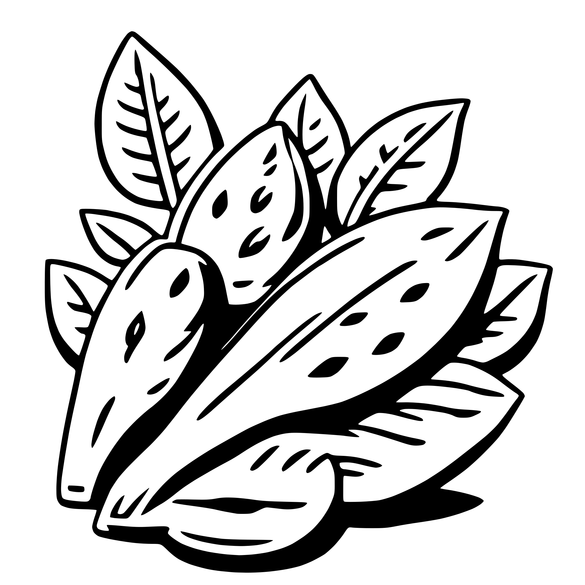 AI-generated SVG of a spinach