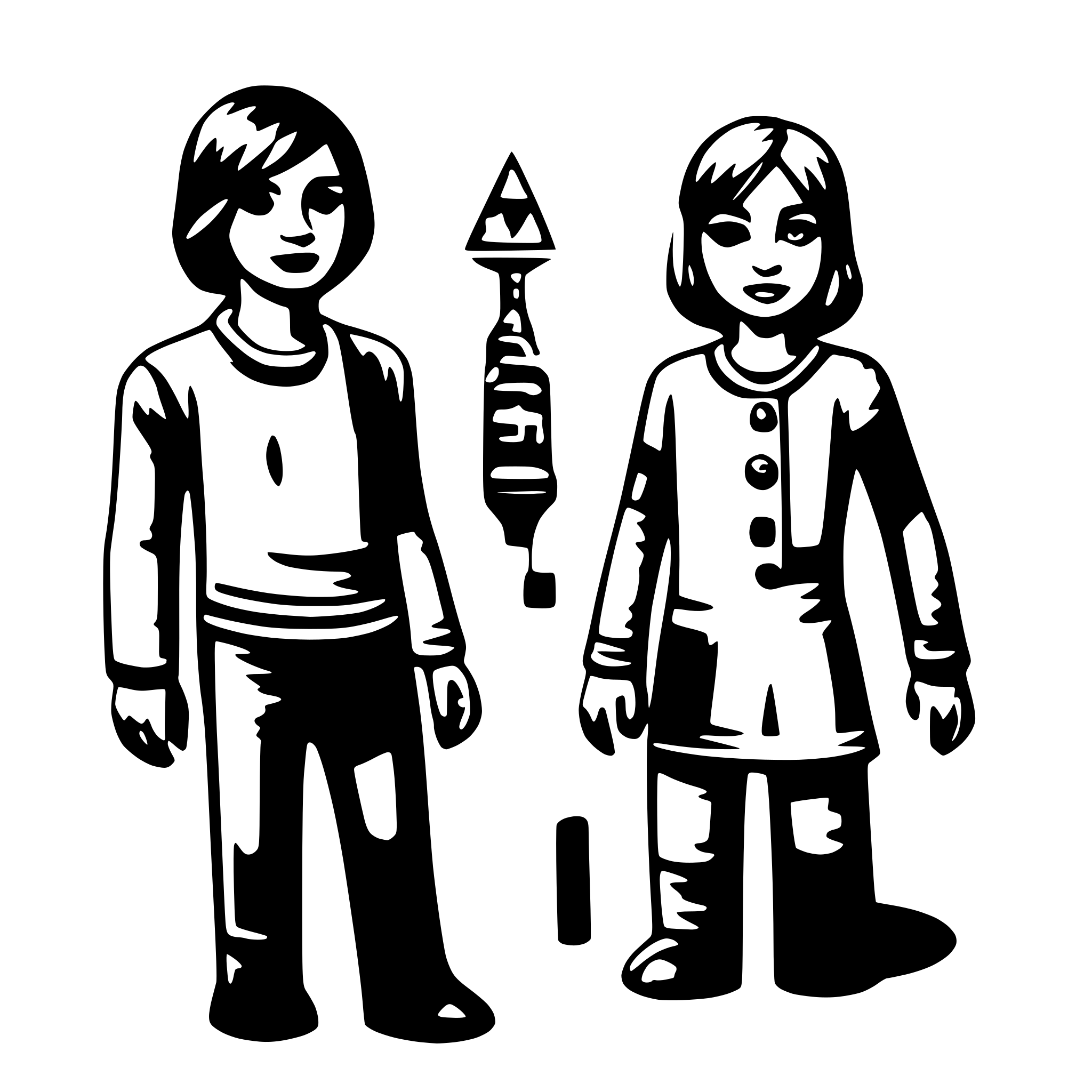 AI-generated SVG of 'humans'