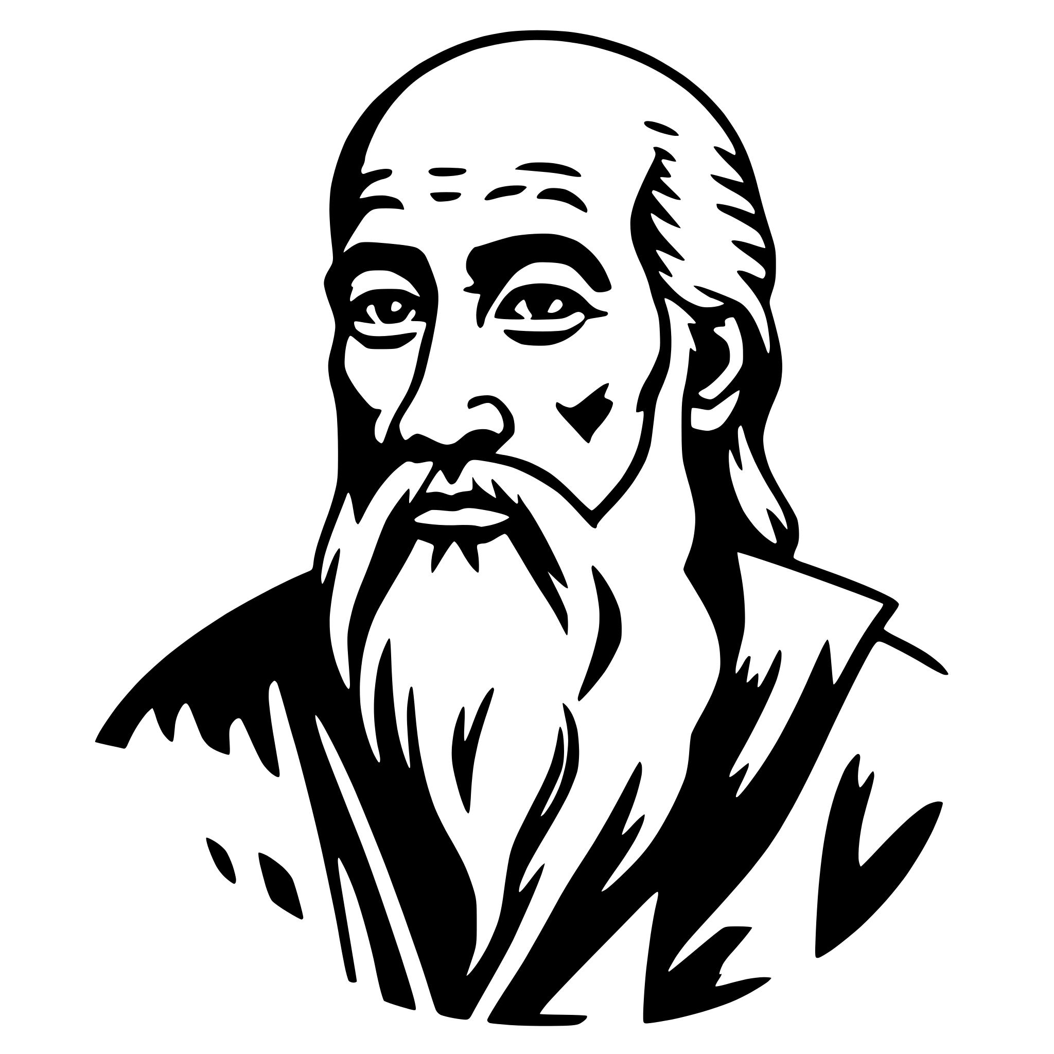 AI-generated SVG of 'laozi'