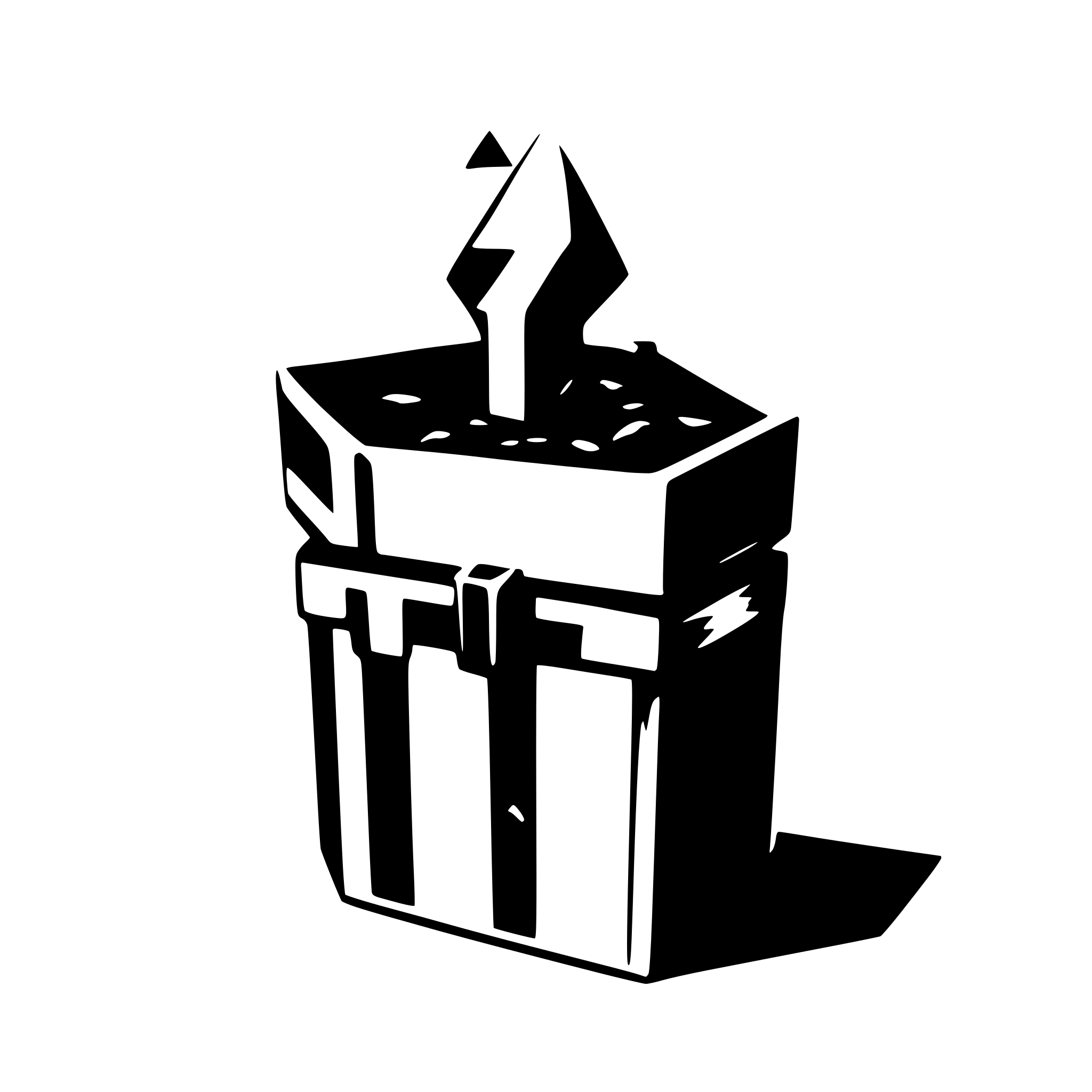 AI-generated SVG of a mystery box, rift