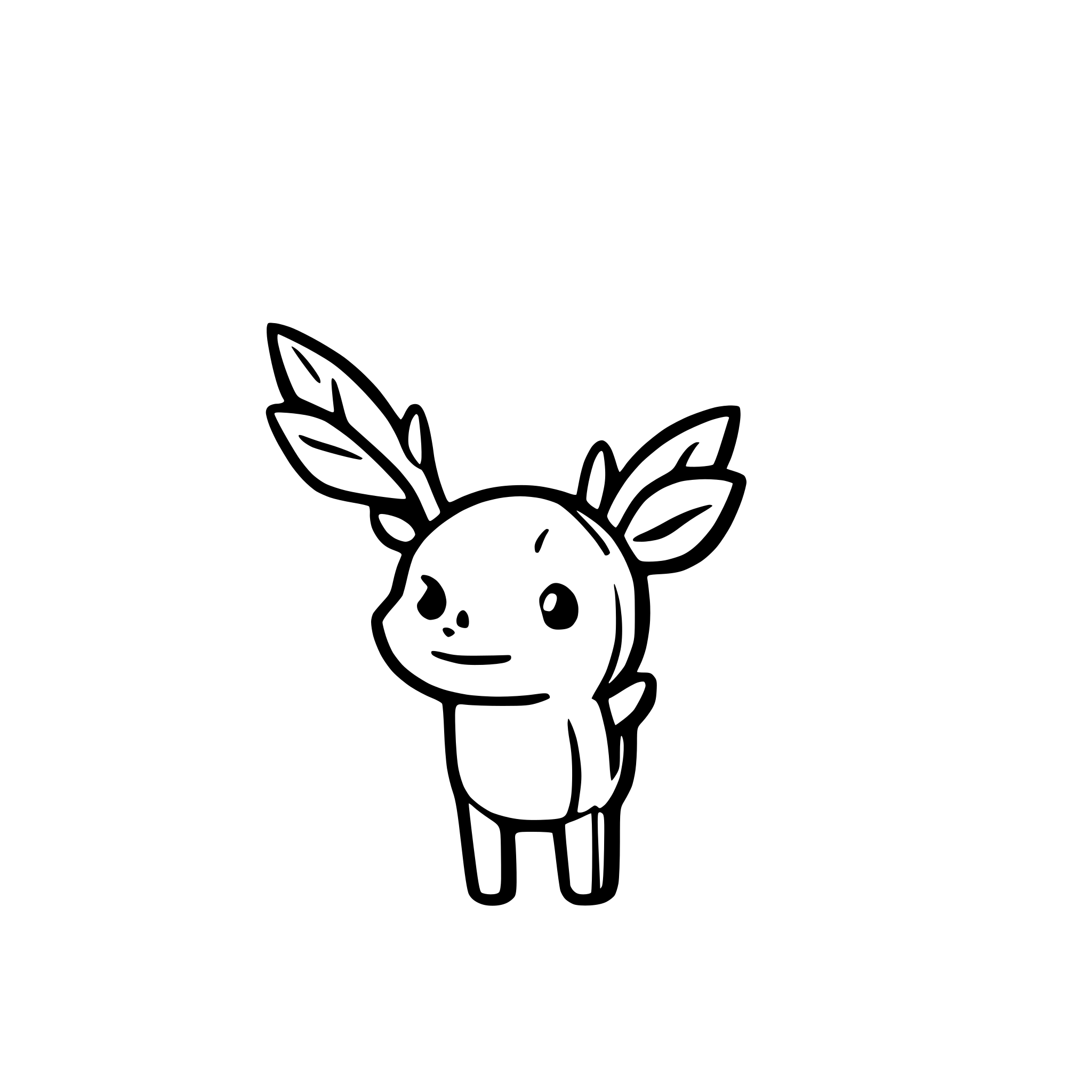 AI-generated SVG of 'raindeer'