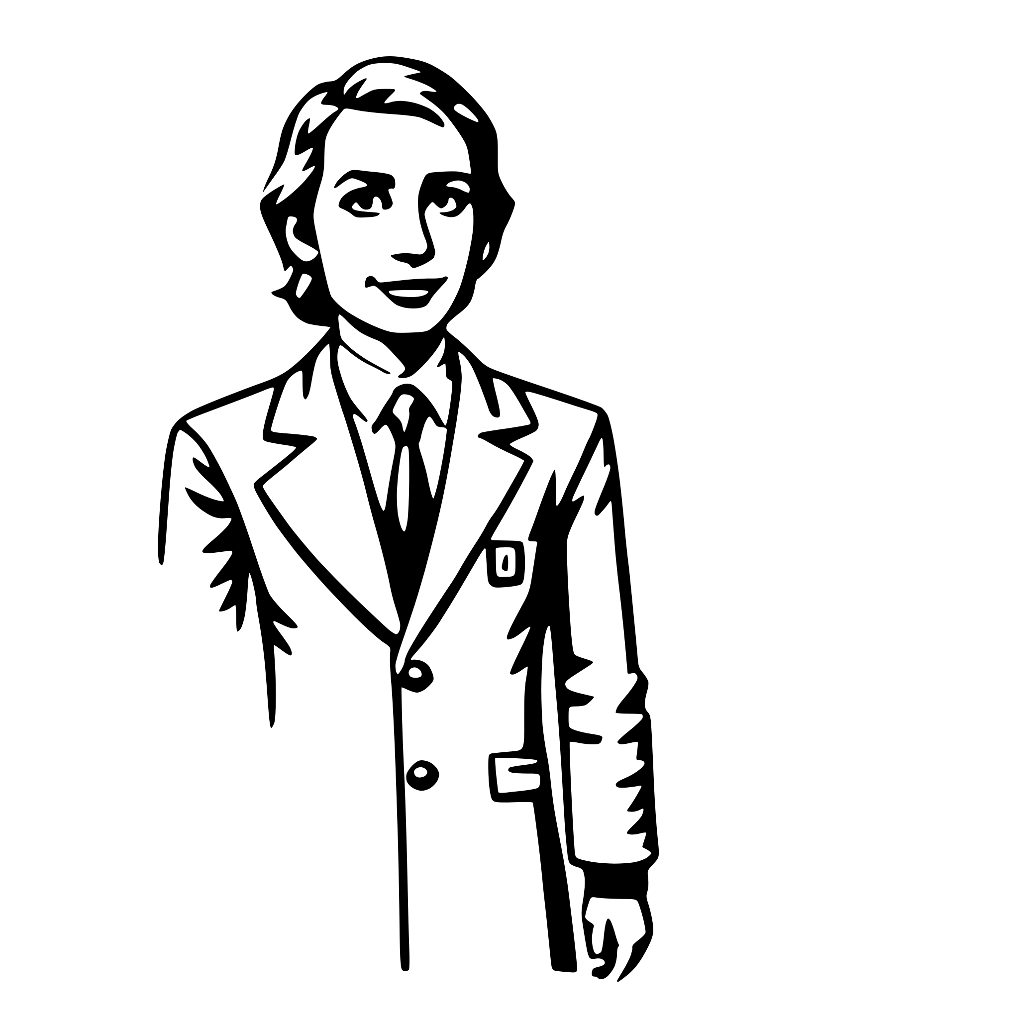 AI-generated SVG of a epidemiologist