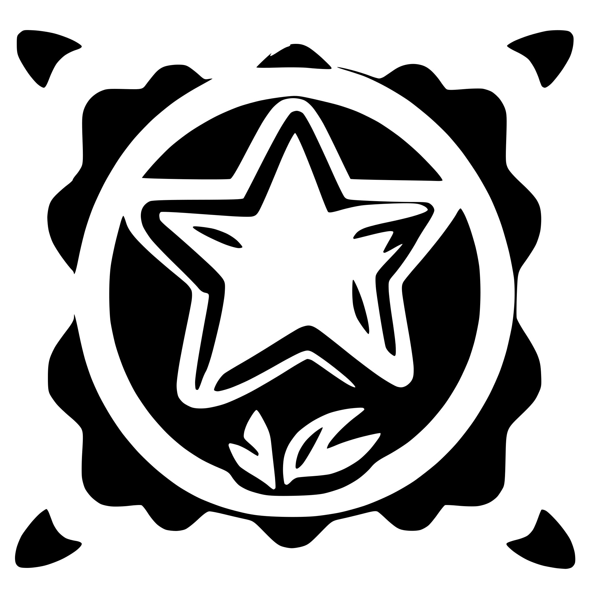 AI-generated SVG of a star
