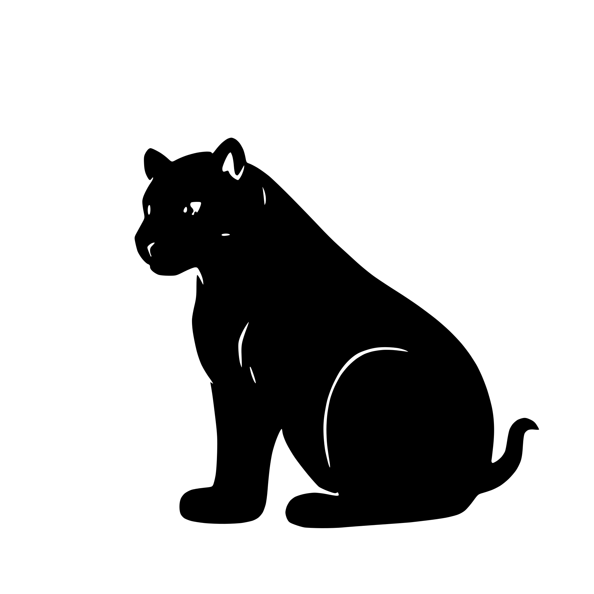 AI-generated SVG of 'tiger'
