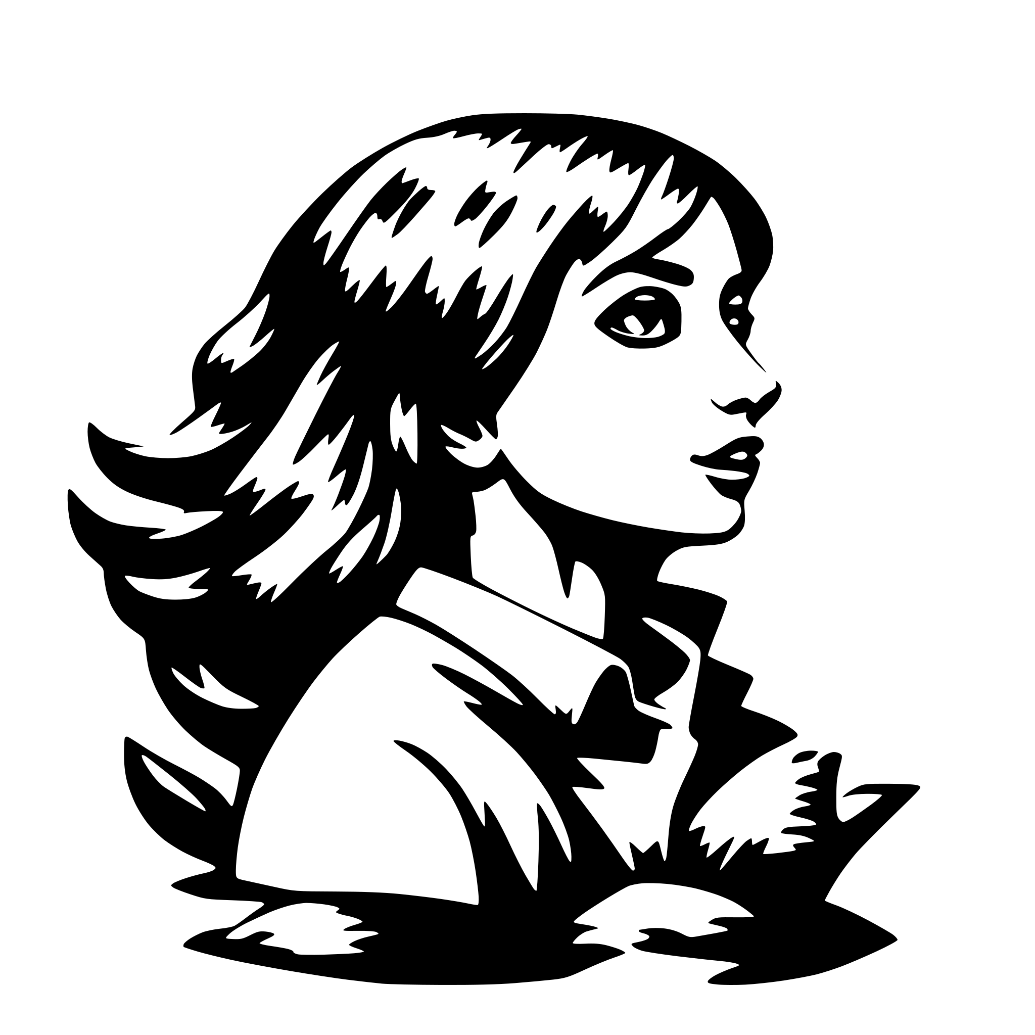 AI-generated SVG of a sneak