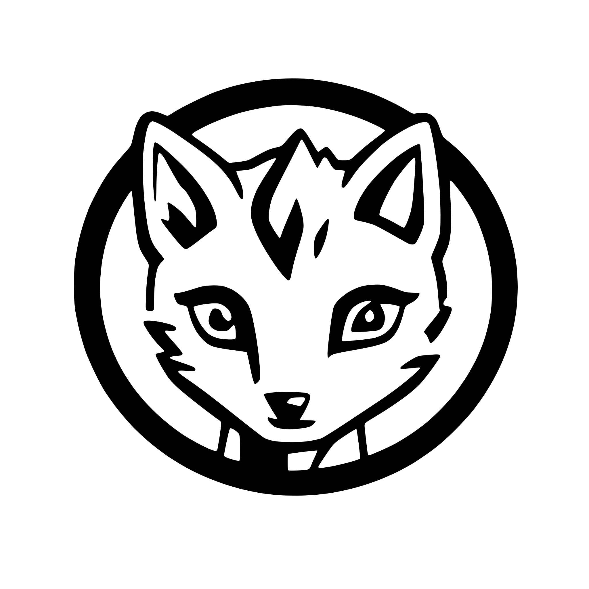 AI-generated SVG of 'flake style fox'