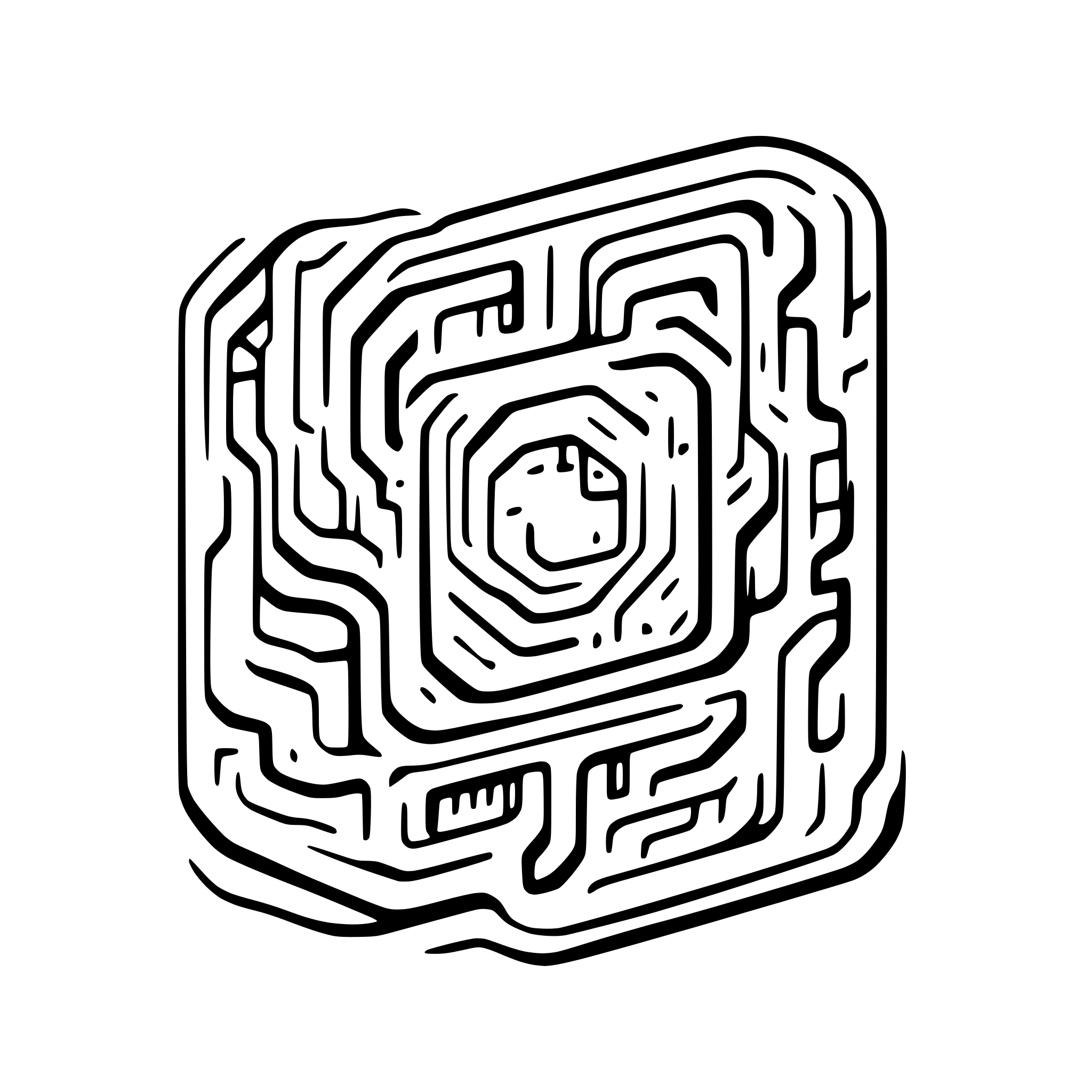 AI-generated SVG of 'intricate rectangular microchip circuit'