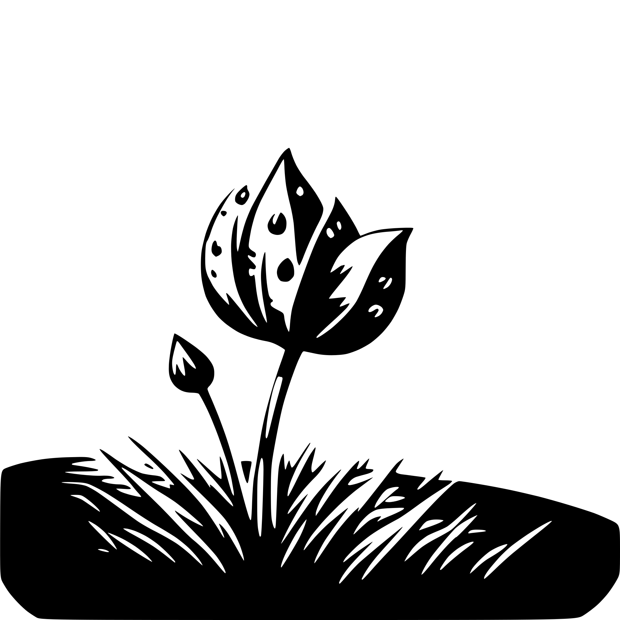 AI-generated SVG of 'morning dew'