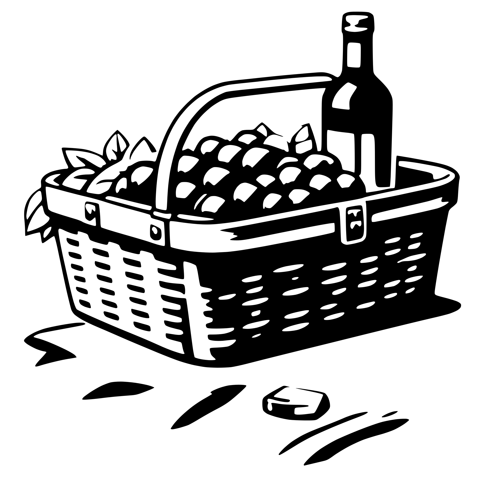 AI-generated SVG of 'picnic basket'