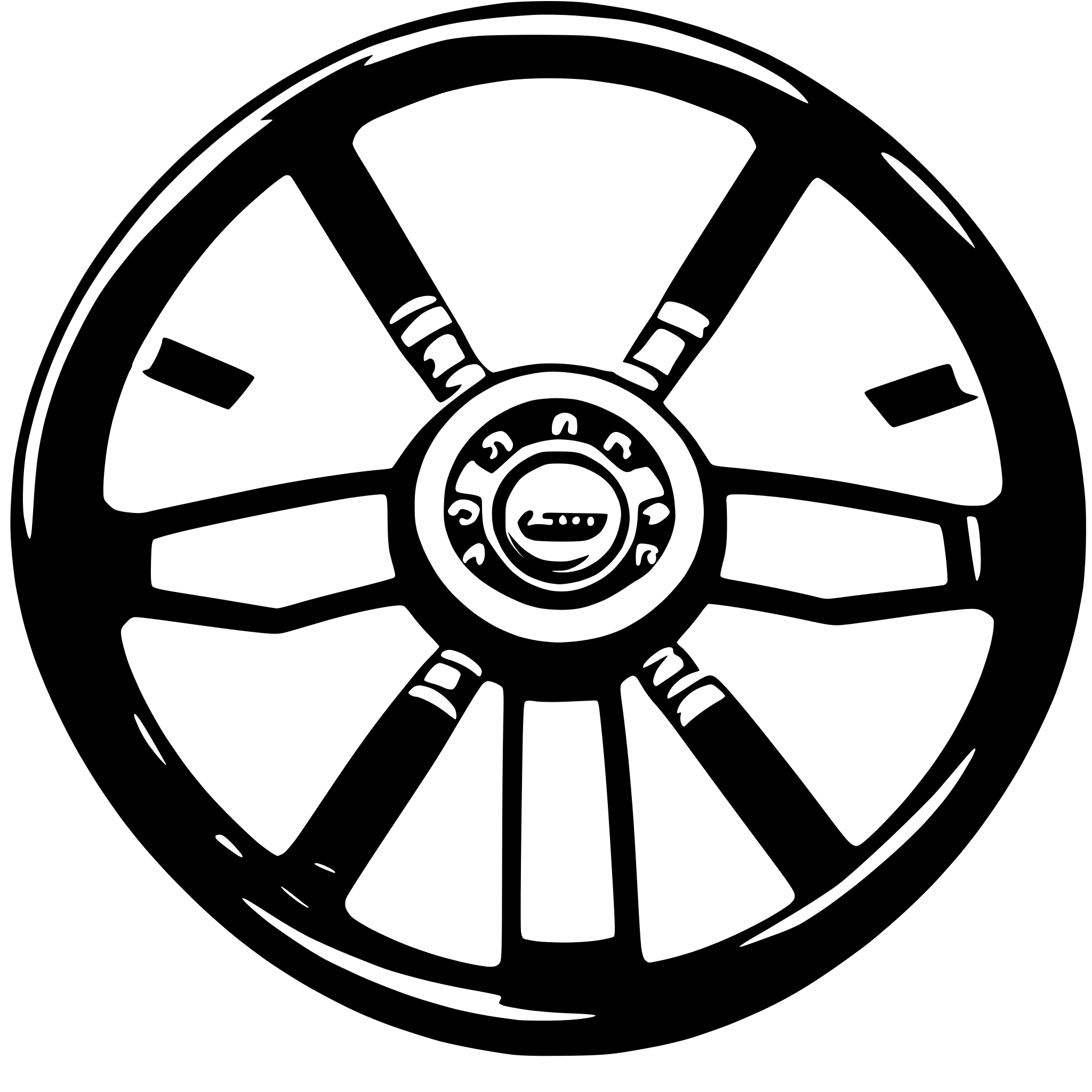 AI-generated SVG of a car steering wheel
