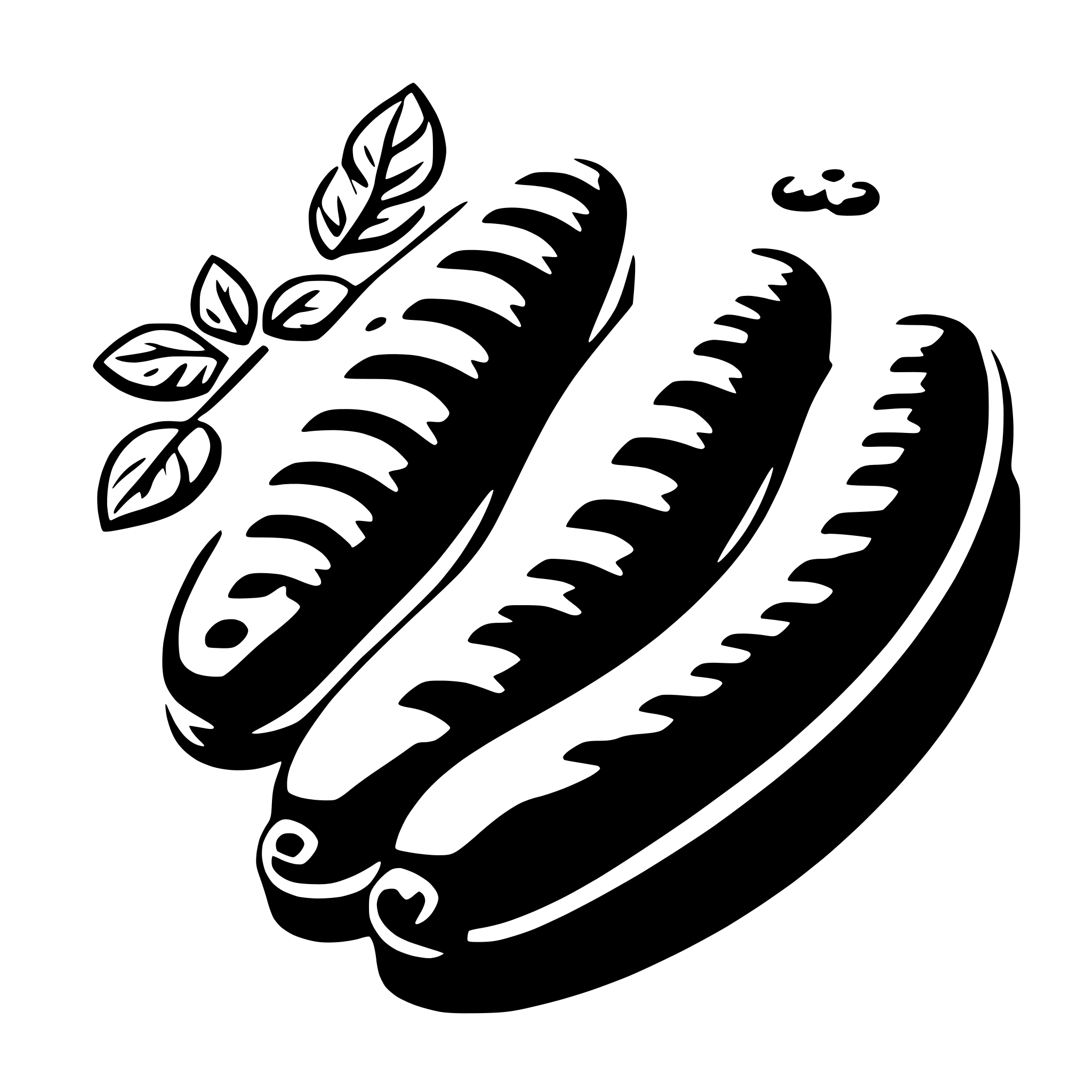 AI-generated SVG of a sausage