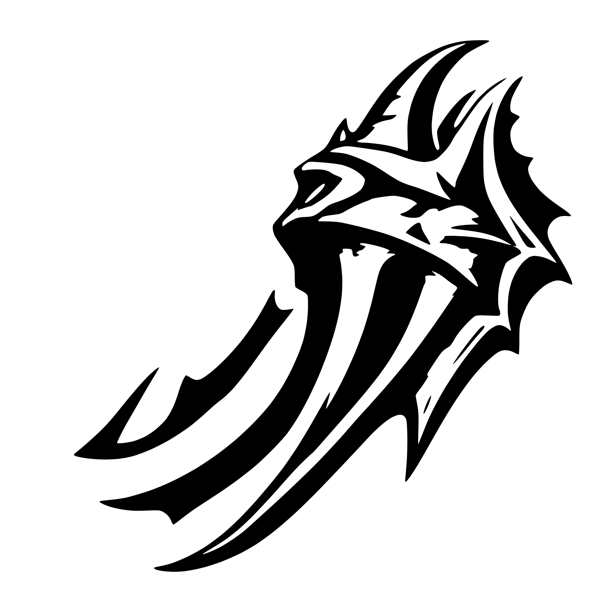 AI-generated SVG of a A massive, razor-sharp dragon fang infused with legendary power