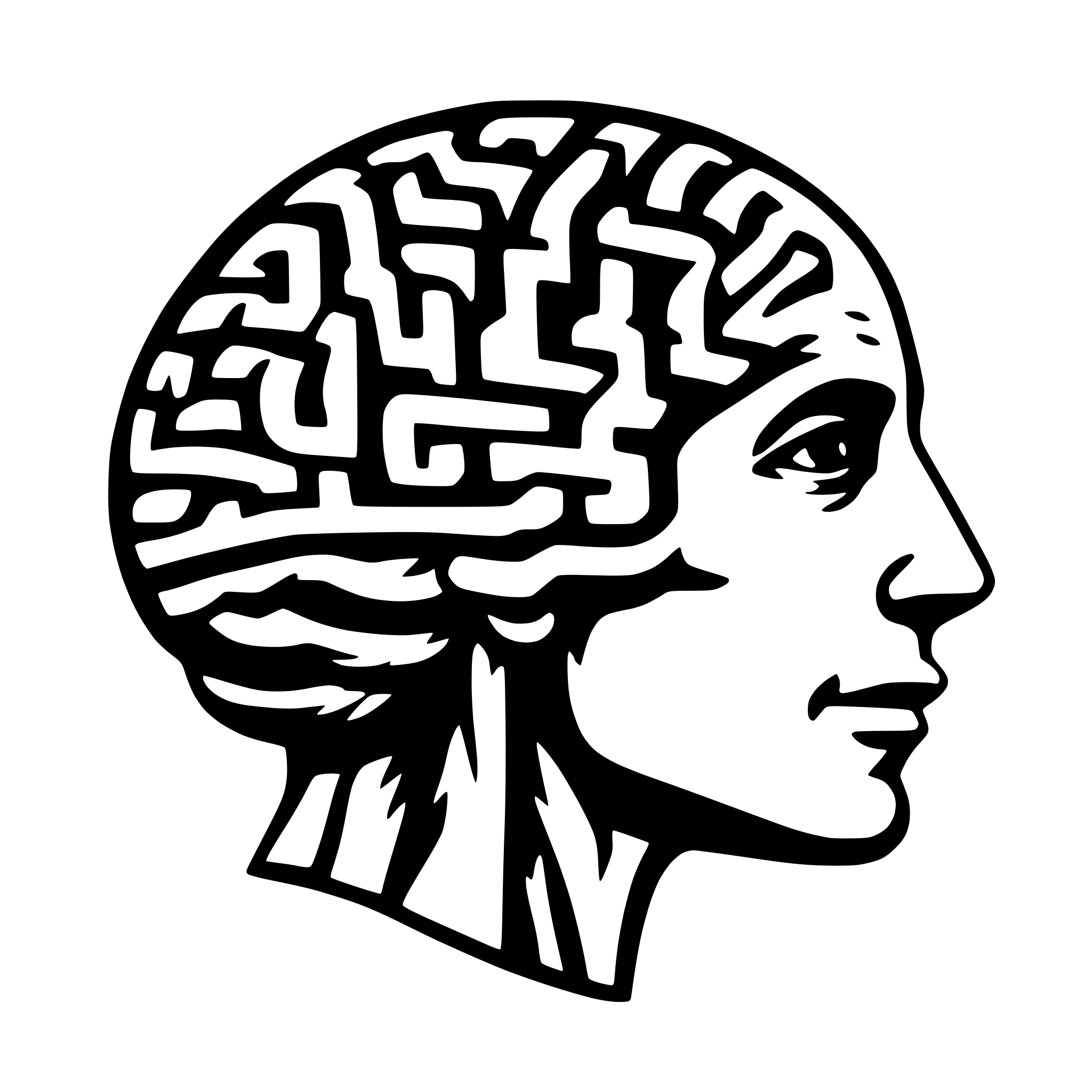 AI-generated SVG of 'brain'