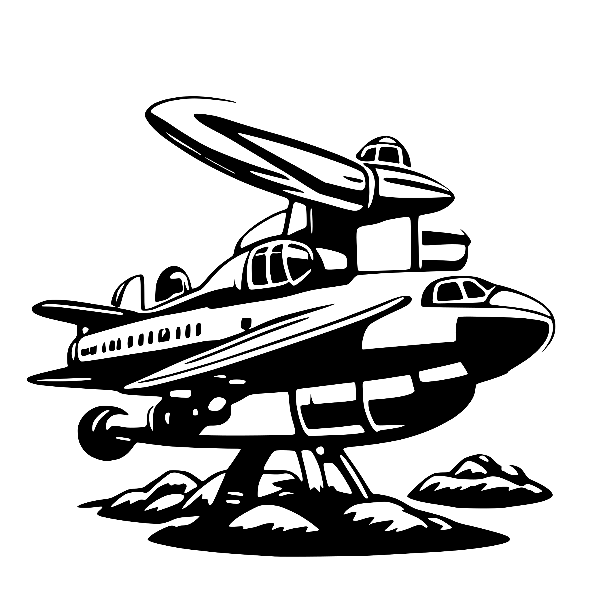 AI-generated SVG of 'VIFAMA PLANEJADOS'