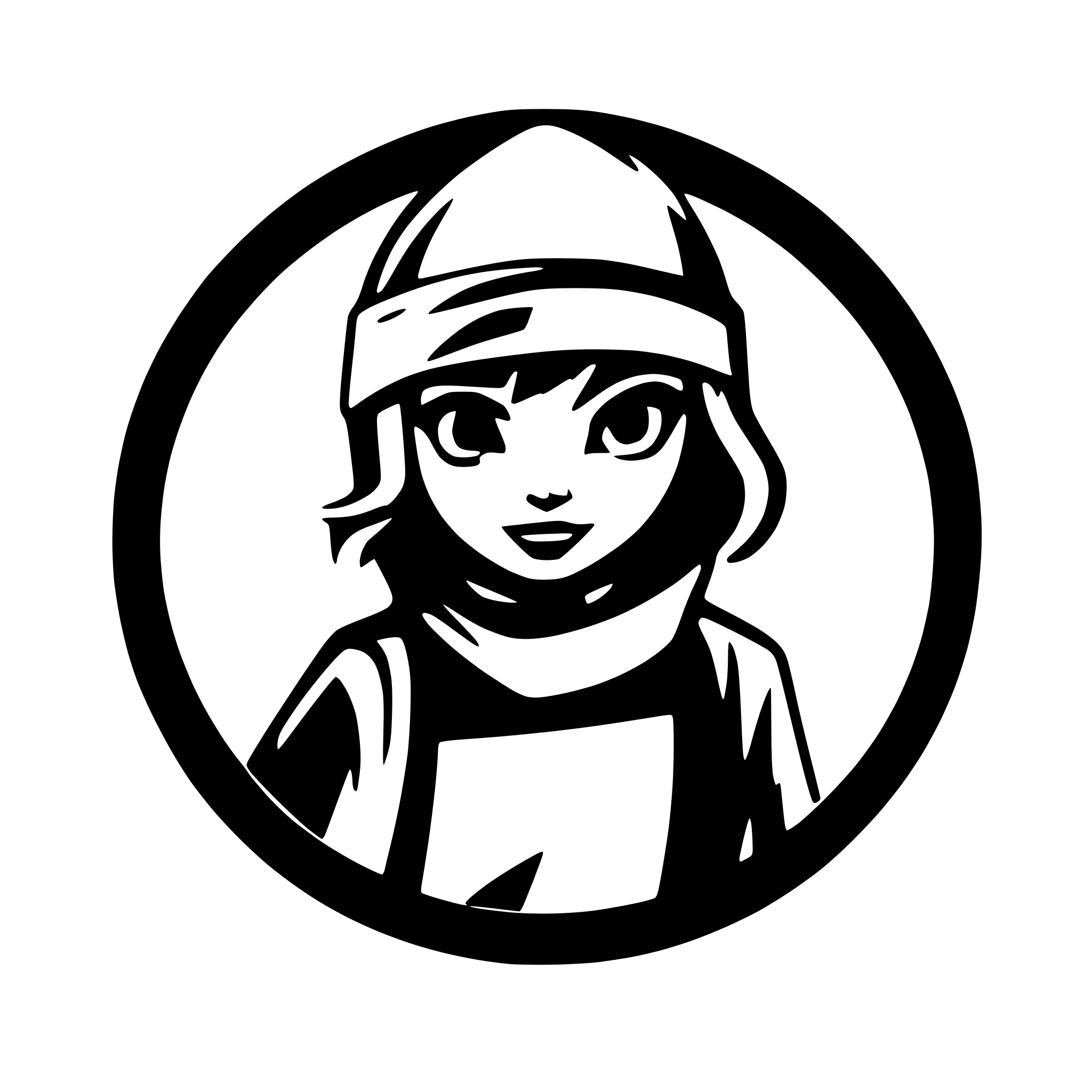 AI-generated SVG of 'Ninja for life'
