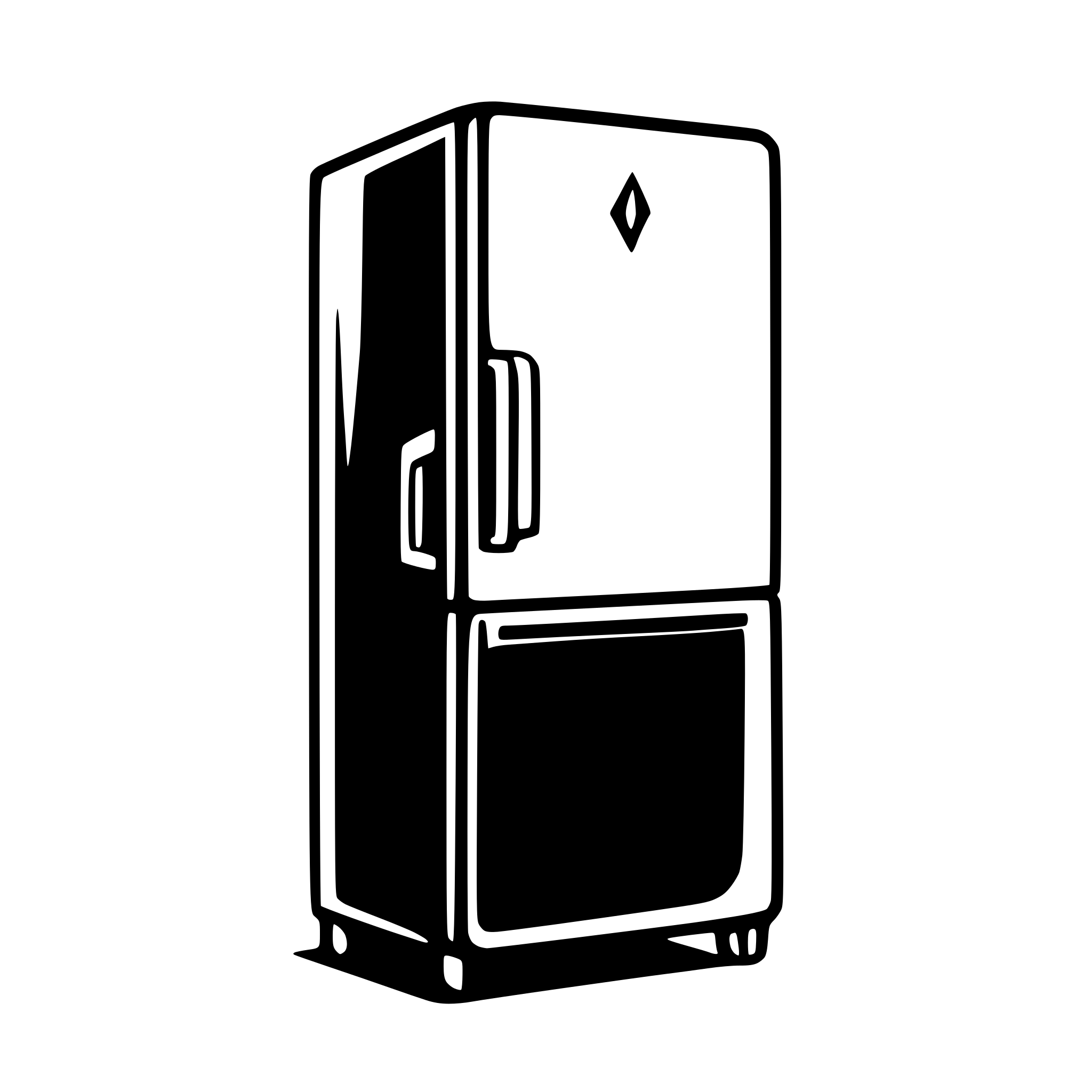 AI-generated SVG of 'french door refrigerator'