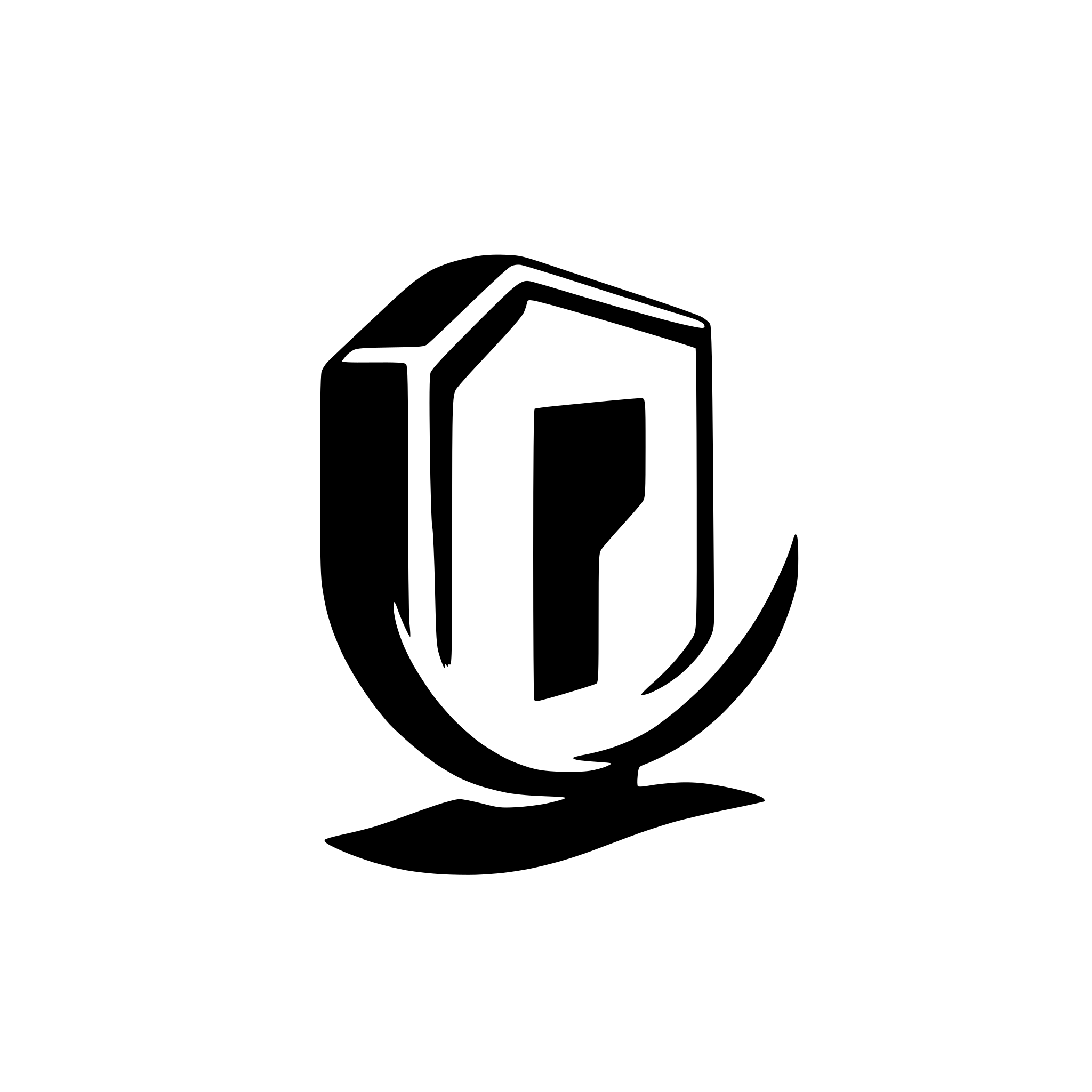 AI-generated SVG of a logo like N letter property