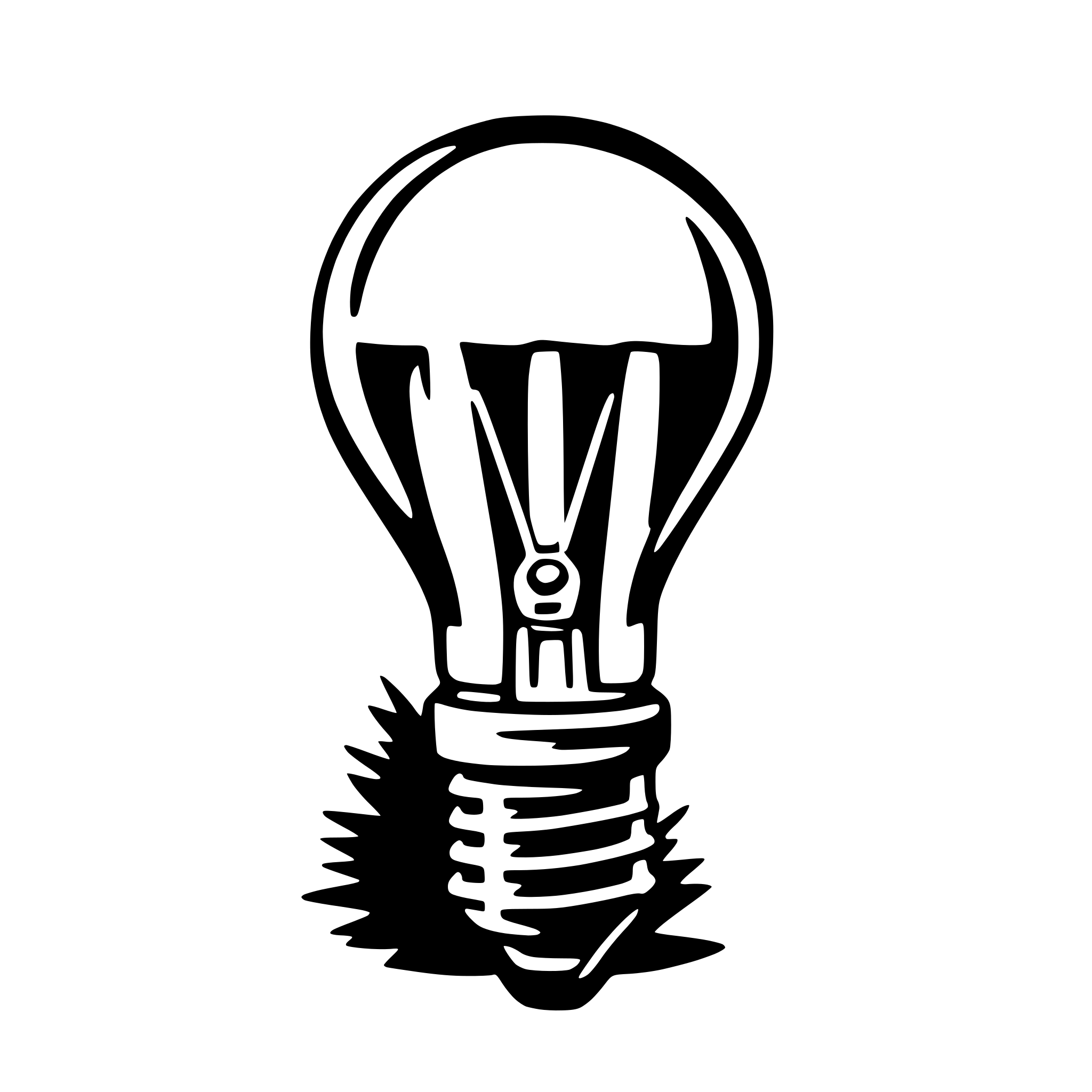 AI-generated SVG of a light bulb