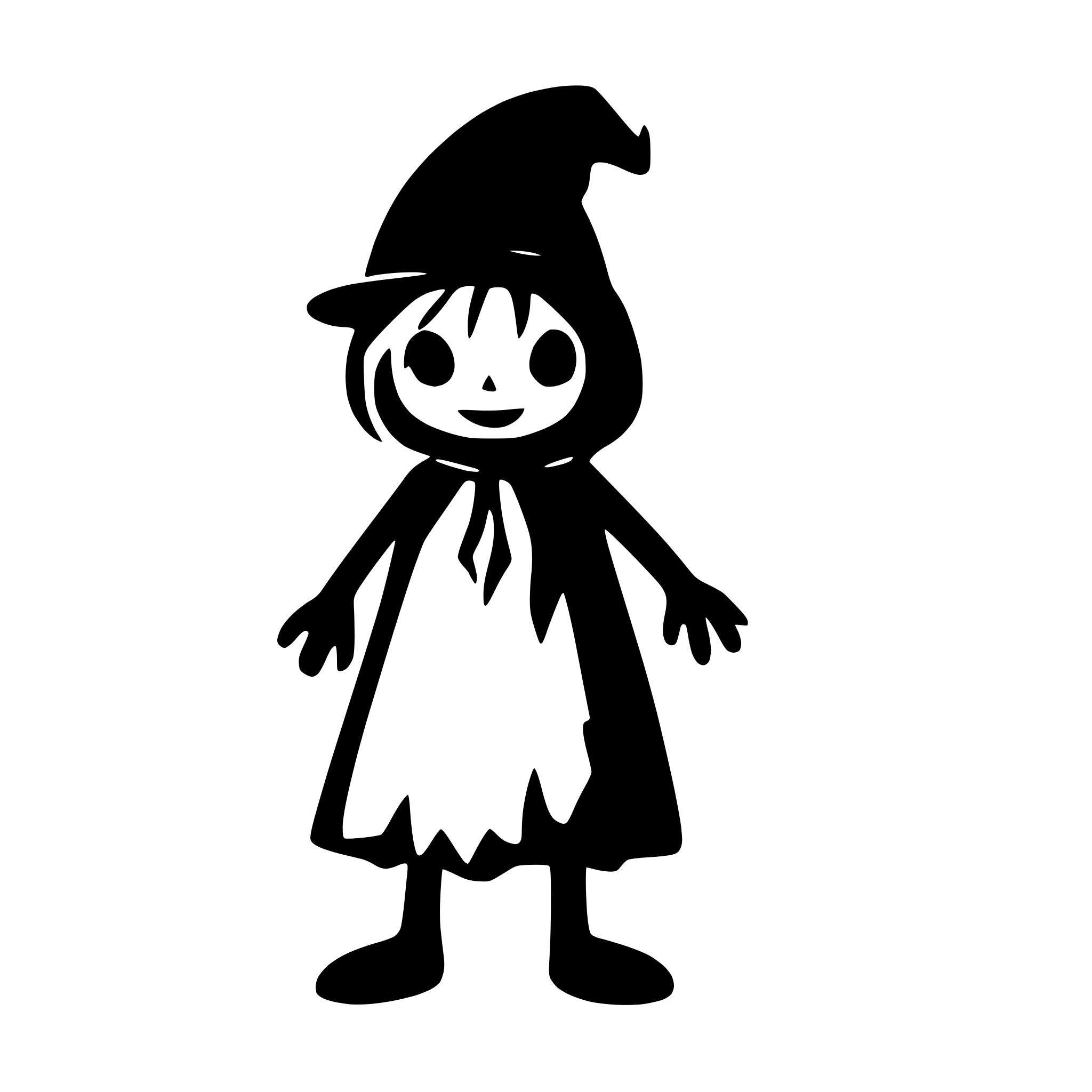 AI-generated SVG of a spookey ghost