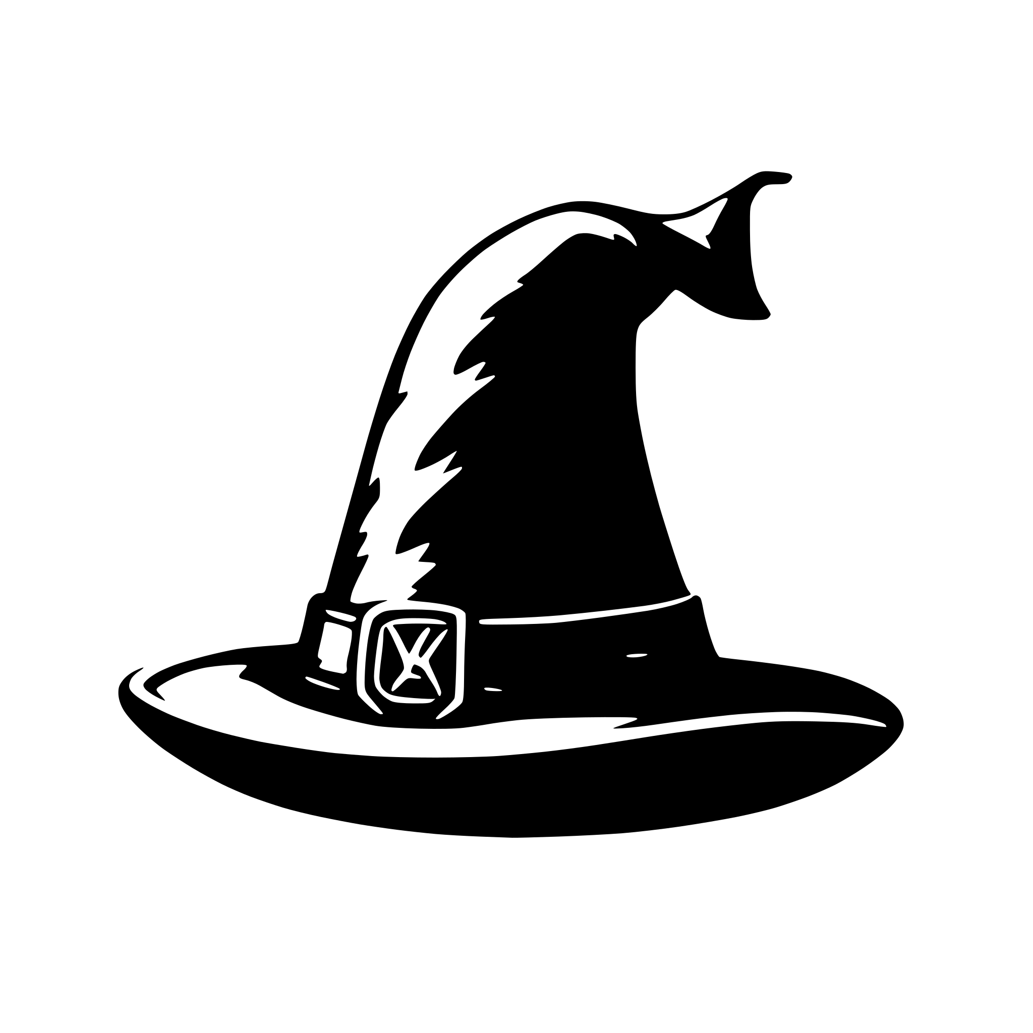AI-generated SVG of a wizard hat