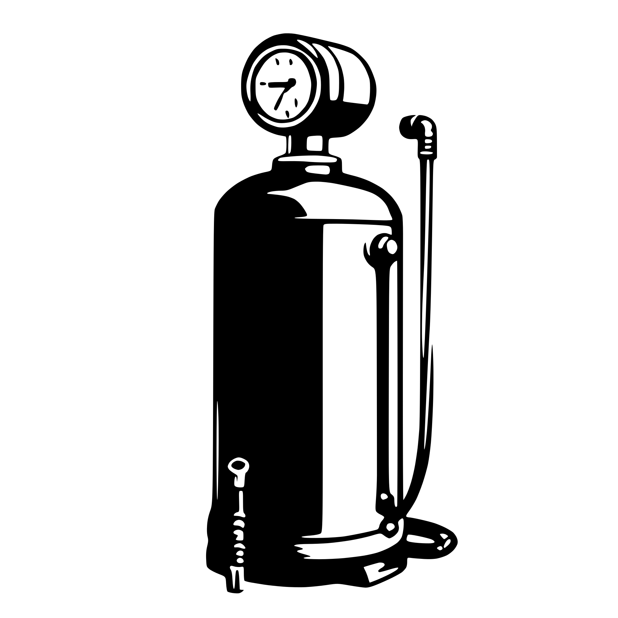 AI-generated SVG of 'medical oxygen tank'