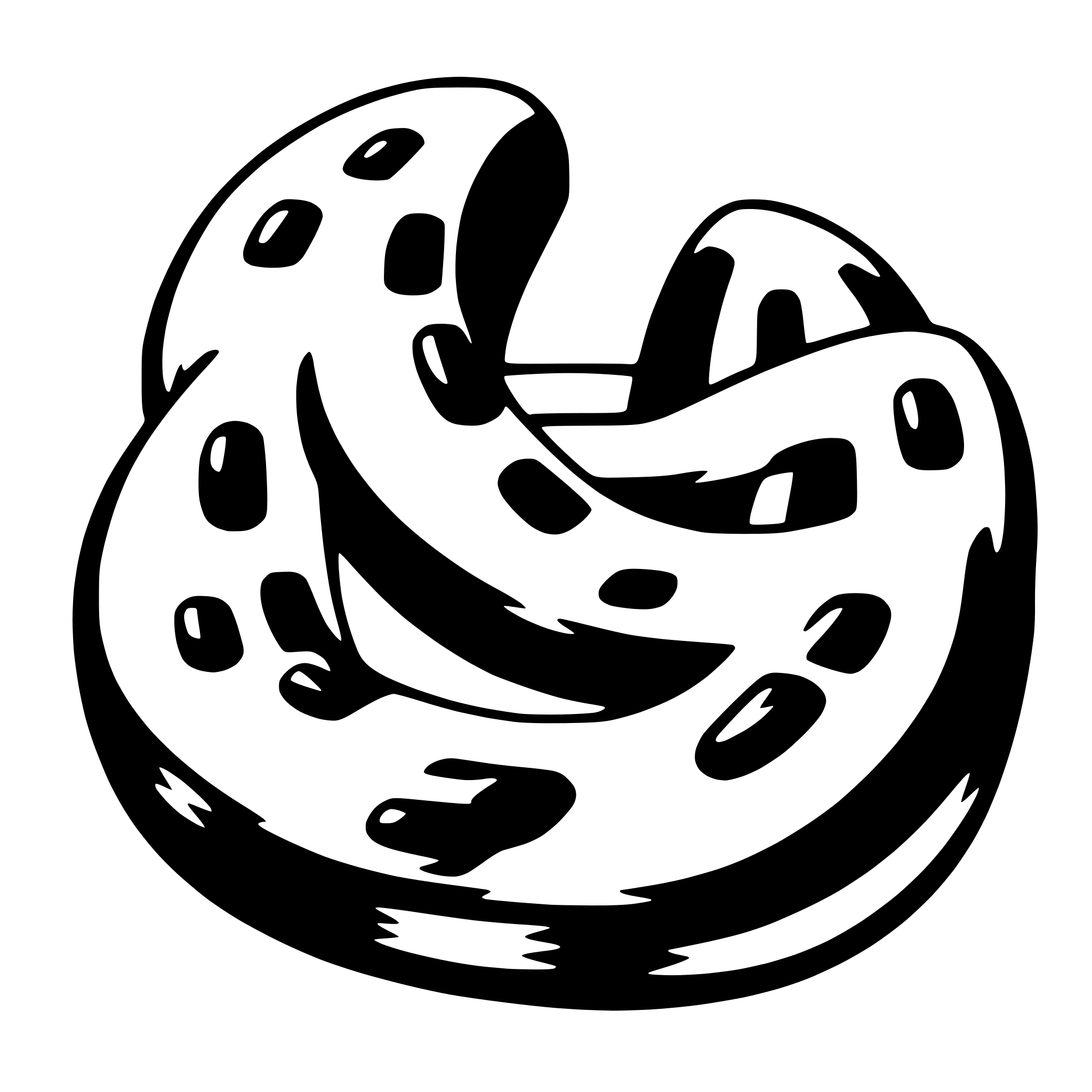 AI-generated SVG of 'pretzel'