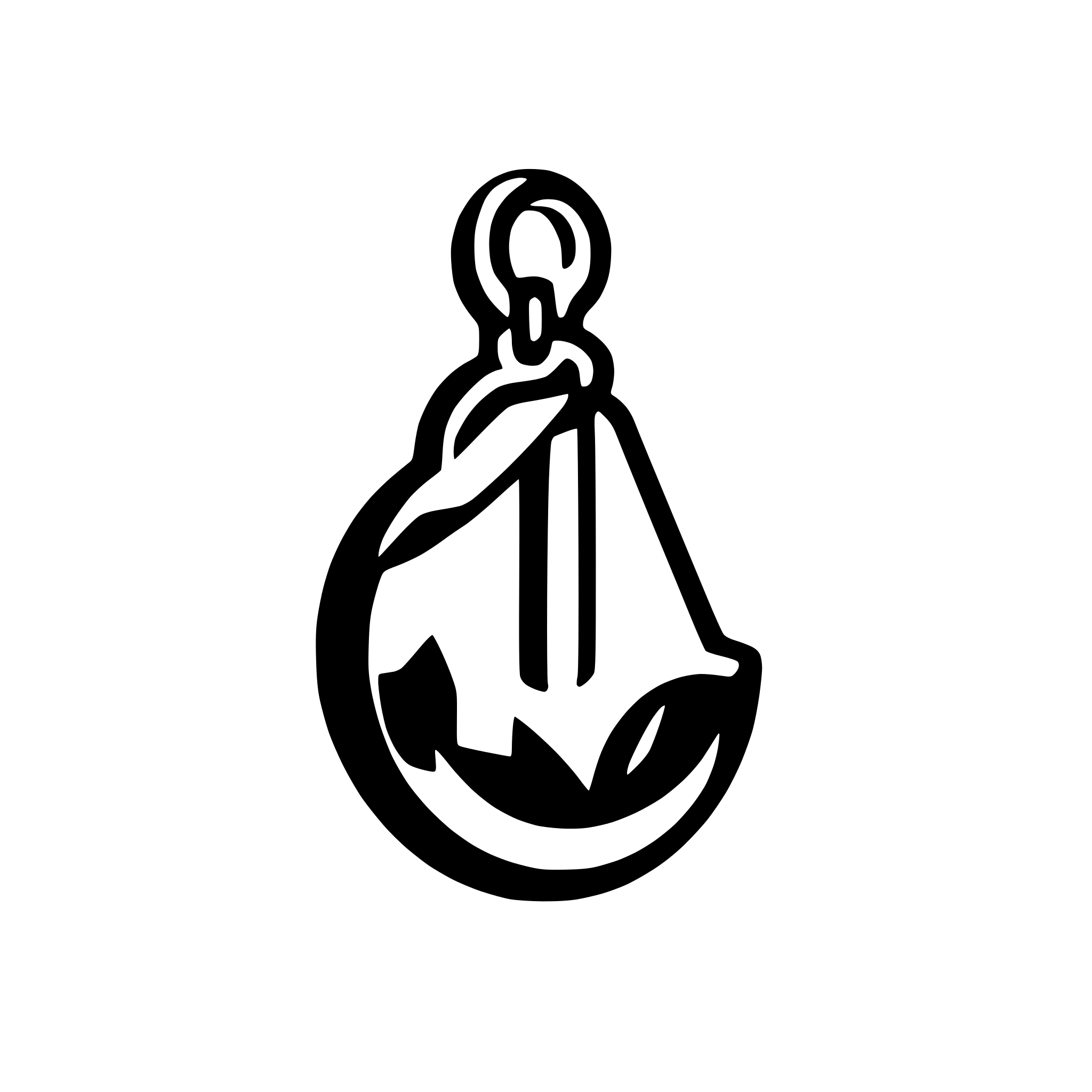 AI-generated SVG of 'minimalist icon hook'