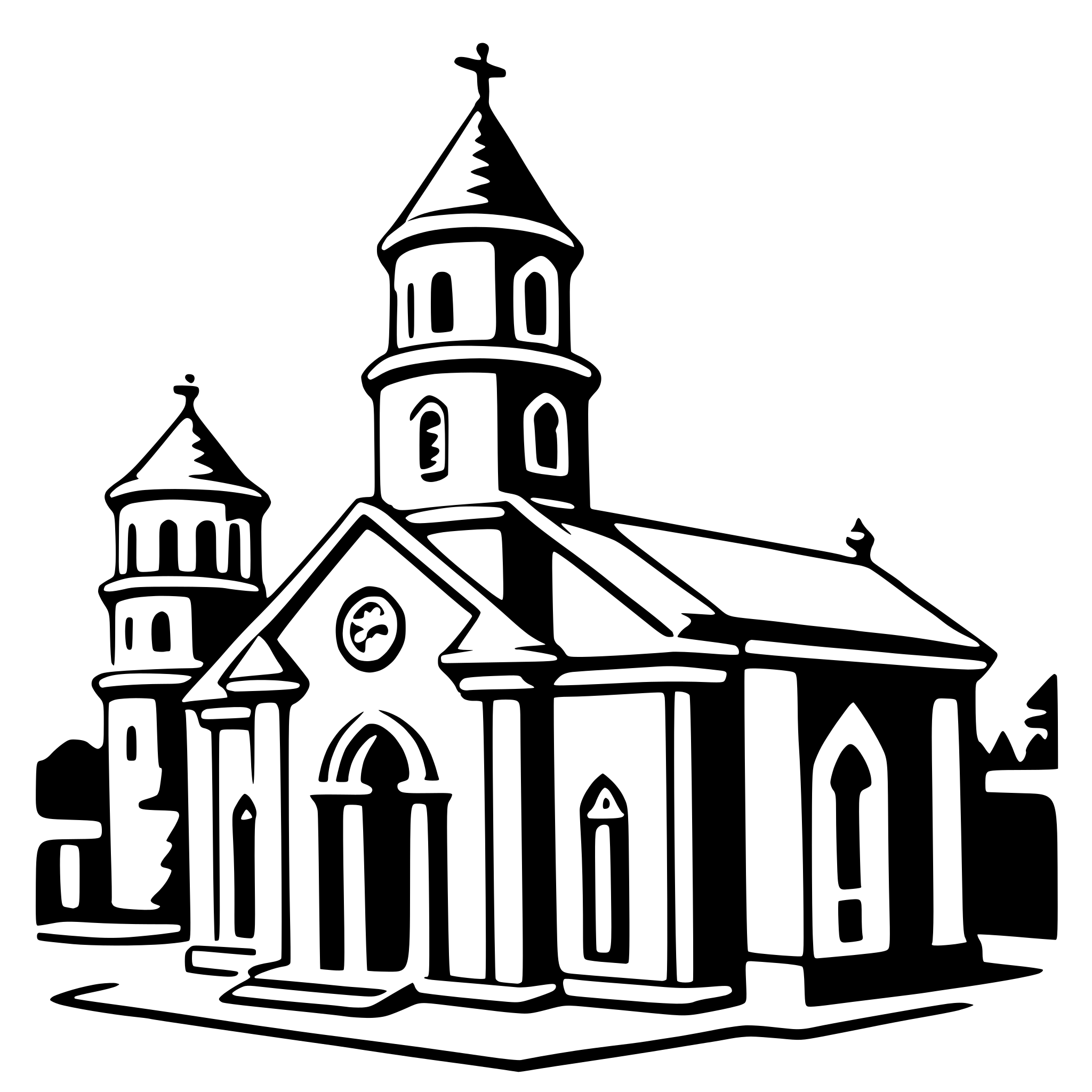 AI-generated SVG of a mark's basilica