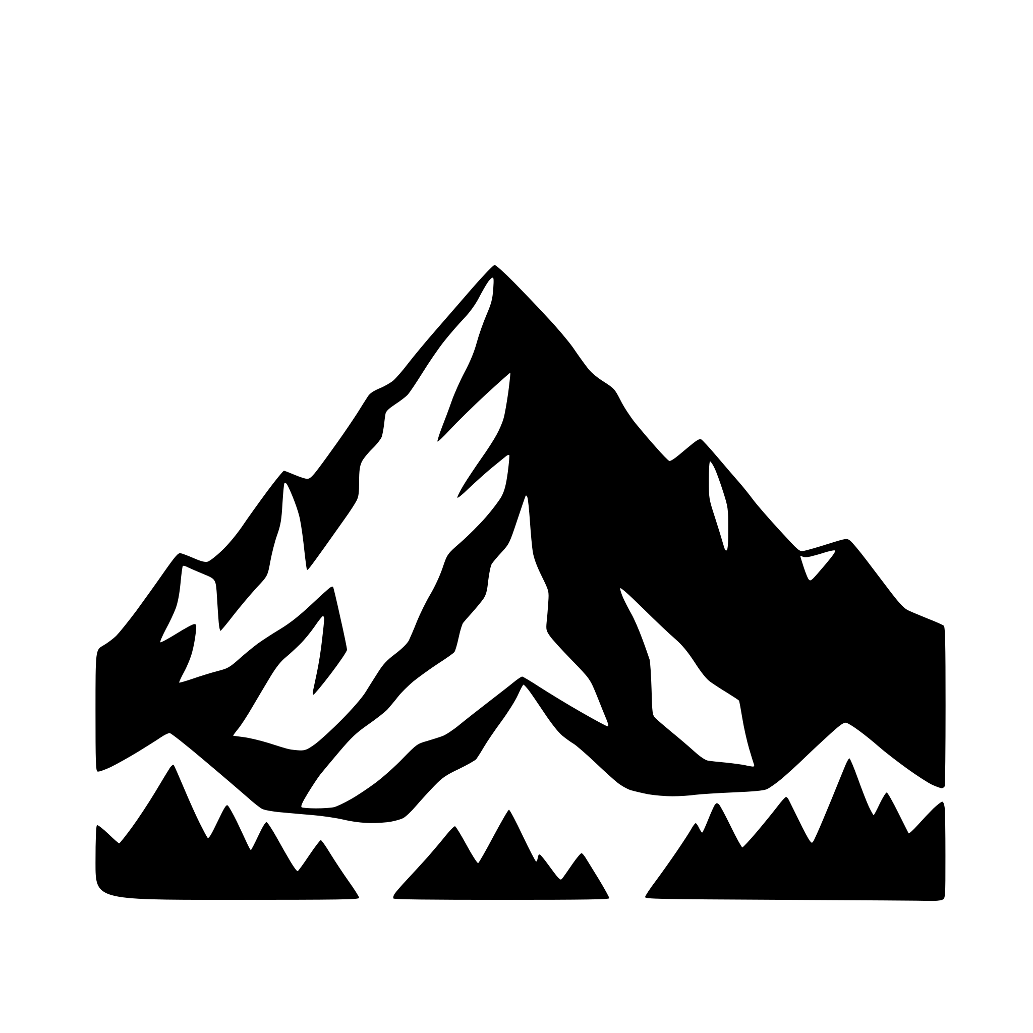 AI-generated SVG of 'abstract geometric mountain peaks'