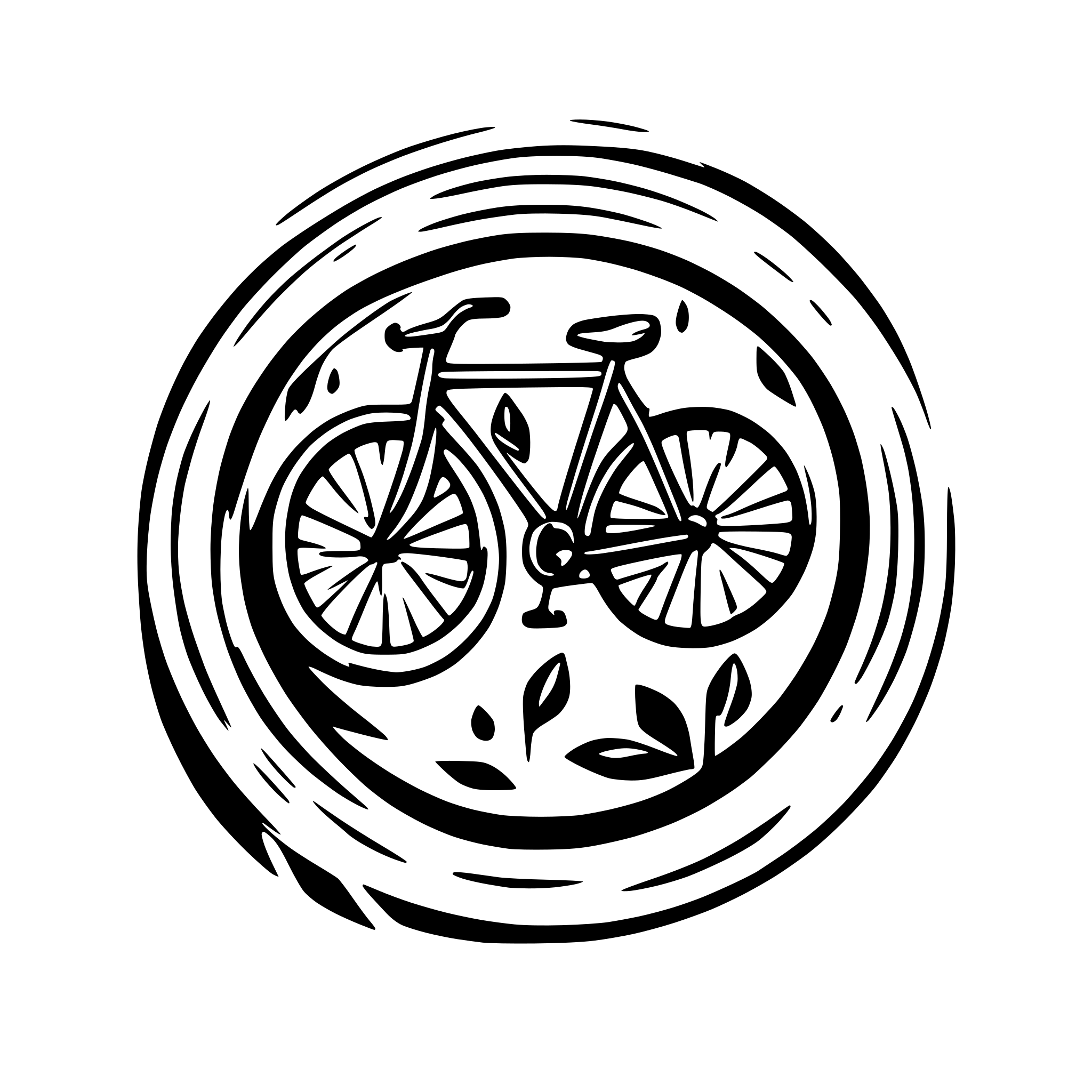 AI-generated SVG of a bicicleteria walter