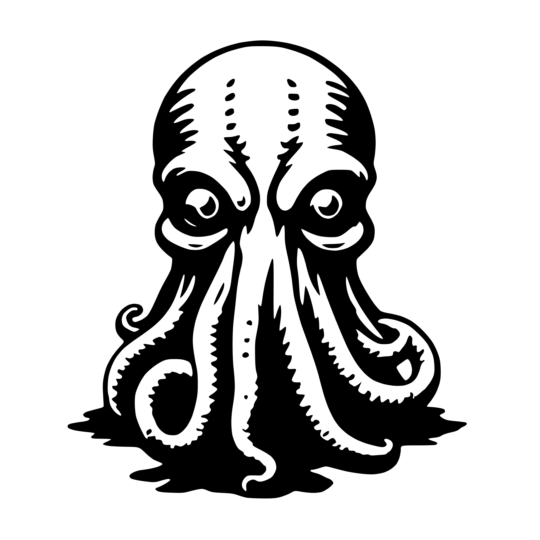 AI-generated SVG of 'cthulhu'