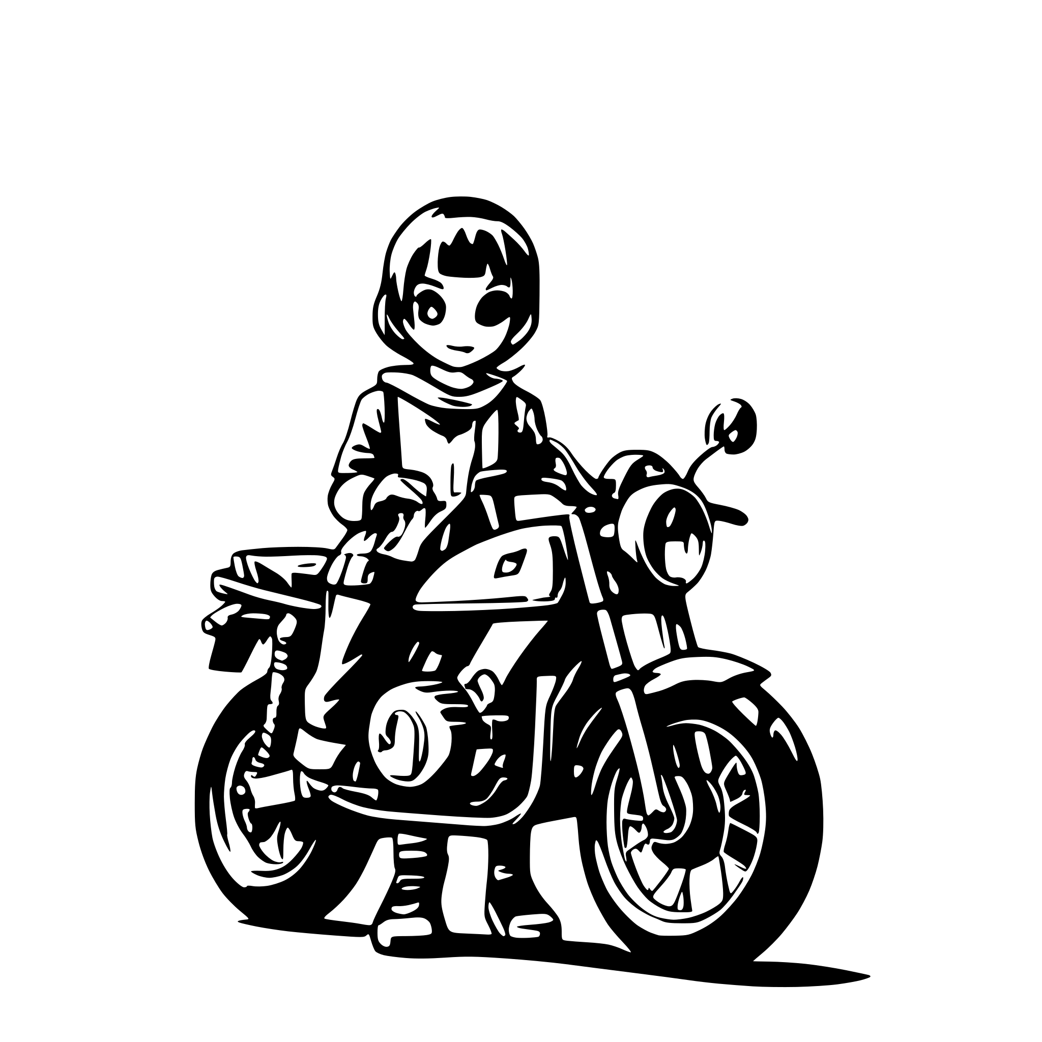AI-generated SVG of 'Honda monkey 125'