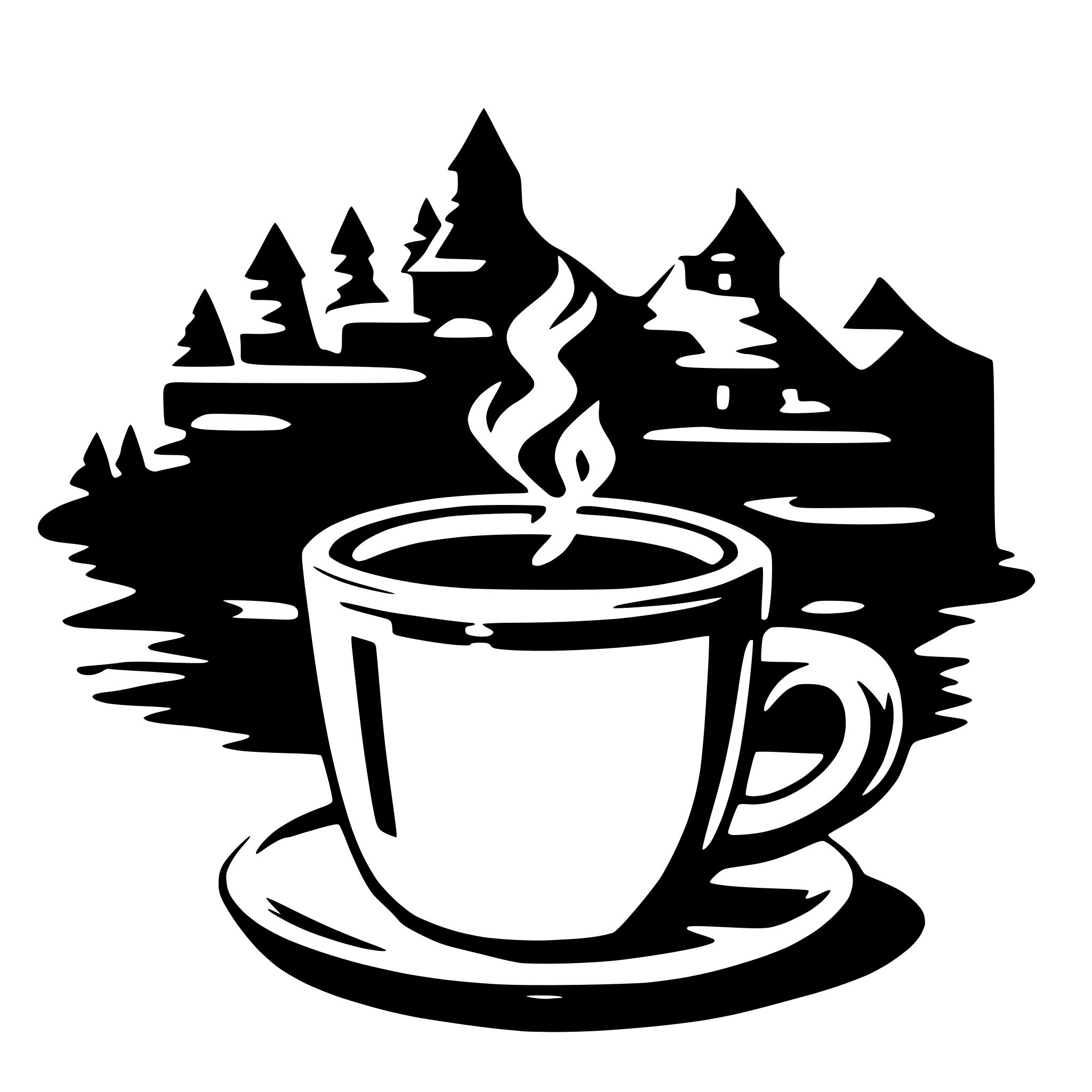 AI-generated SVG of 'coffee cold winter'