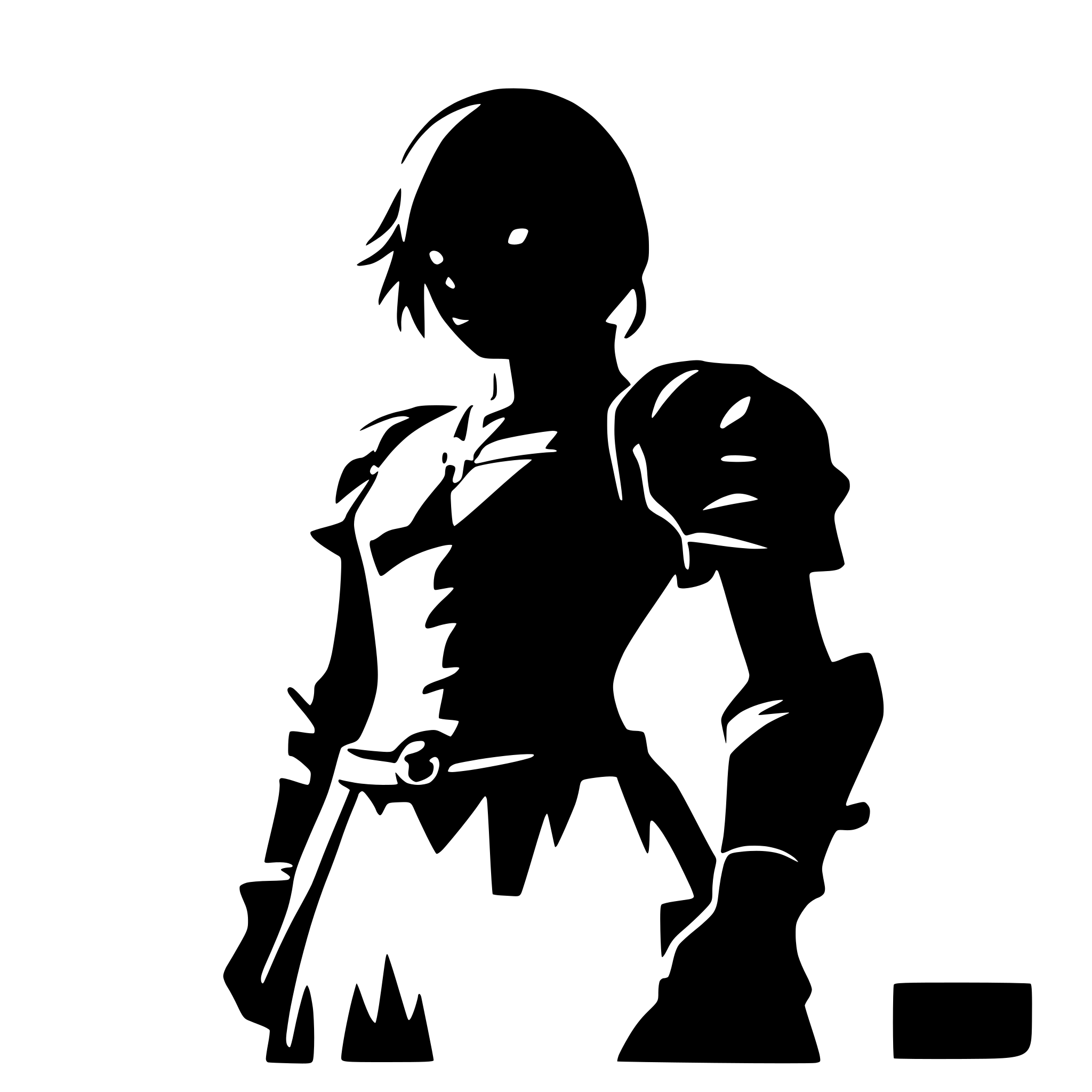 AI-generated SVG of 'conqueror'