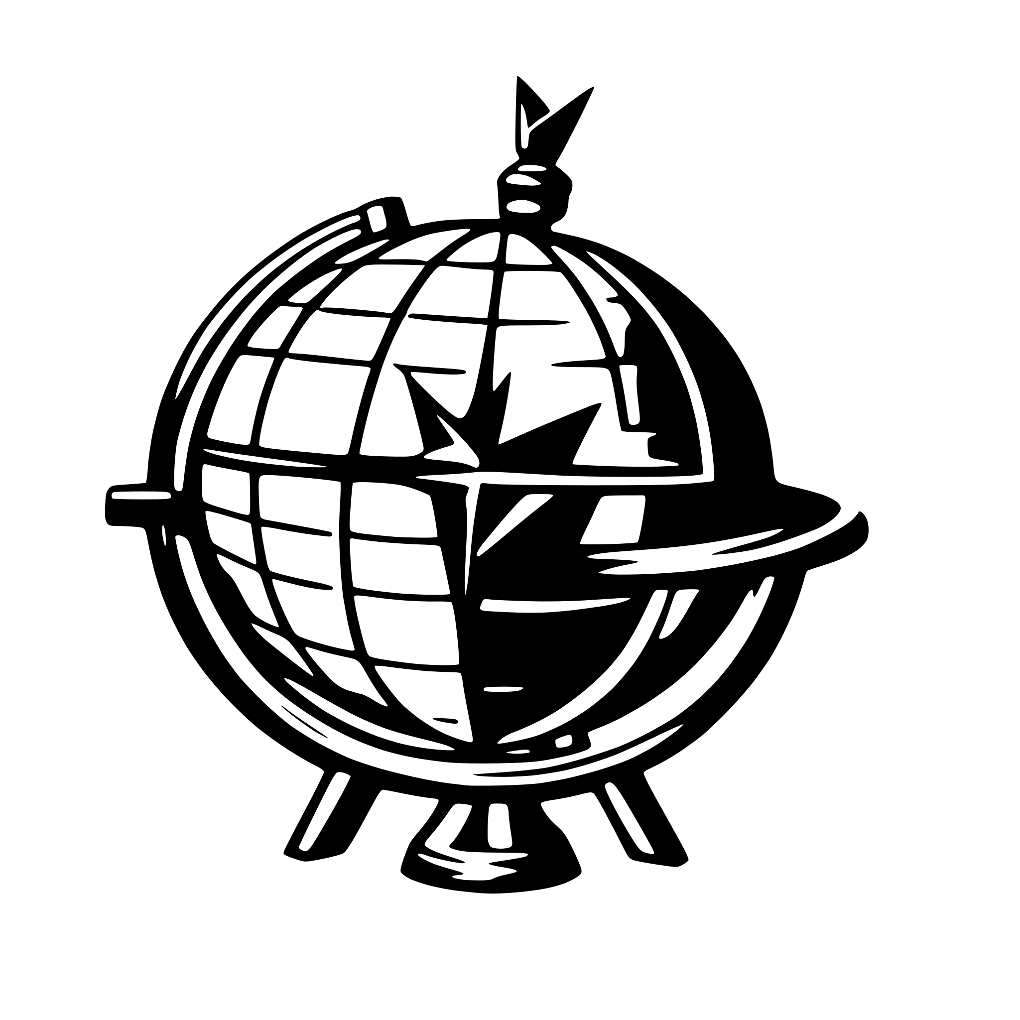 AI-generated SVG of 'globe and compass'