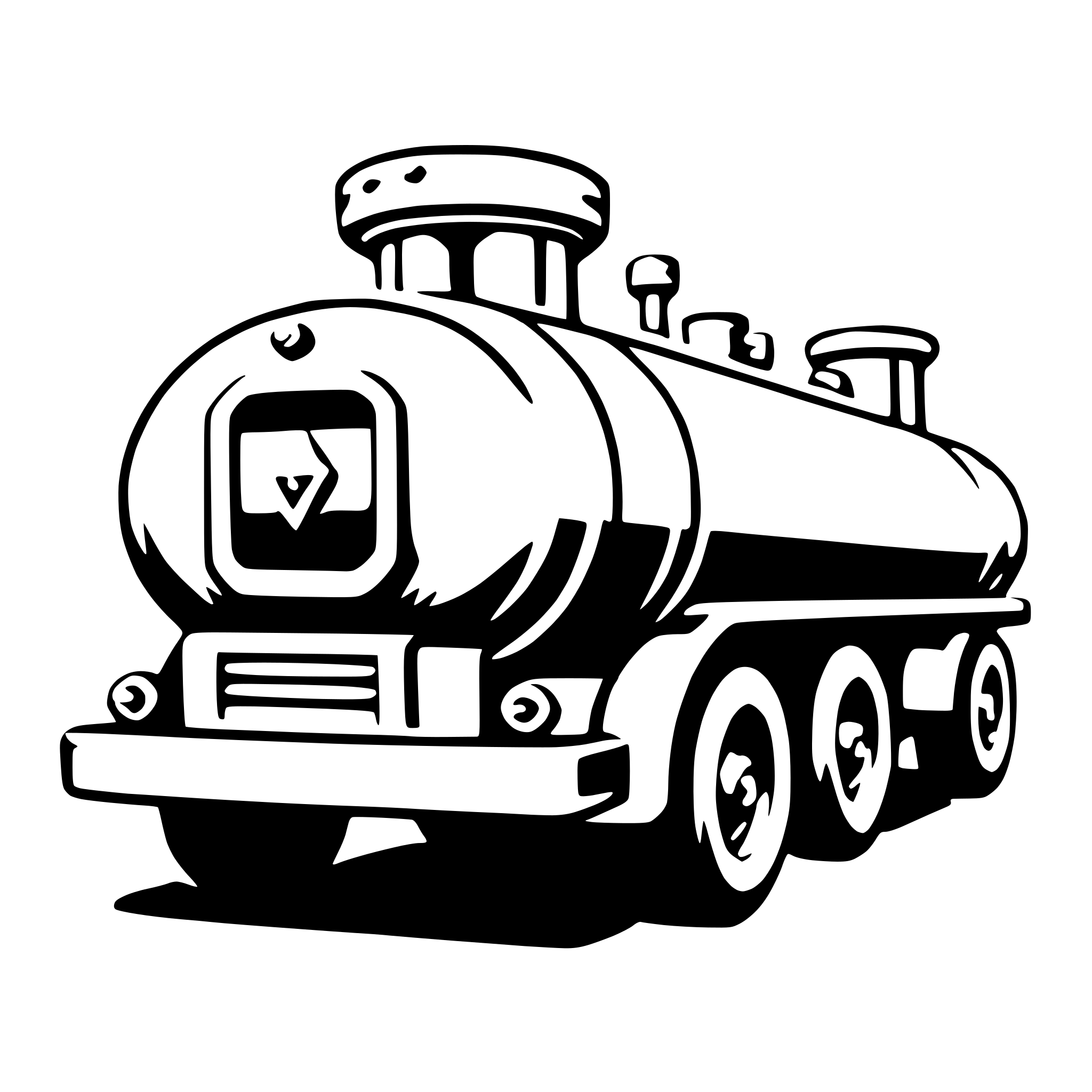 AI-generated SVG of 'tanker truck'