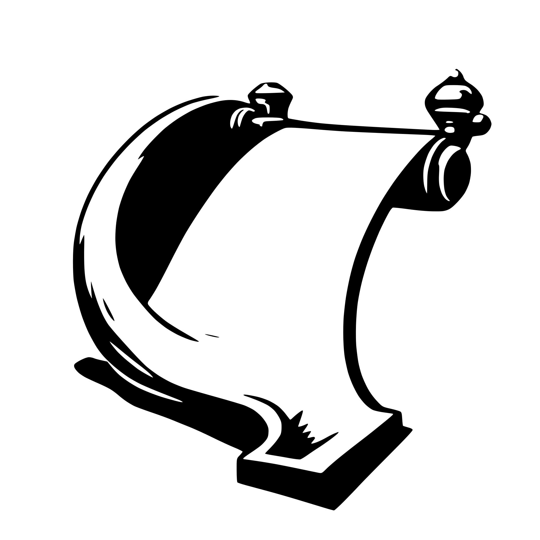 AI-generated SVG of 'a scroll partially open'