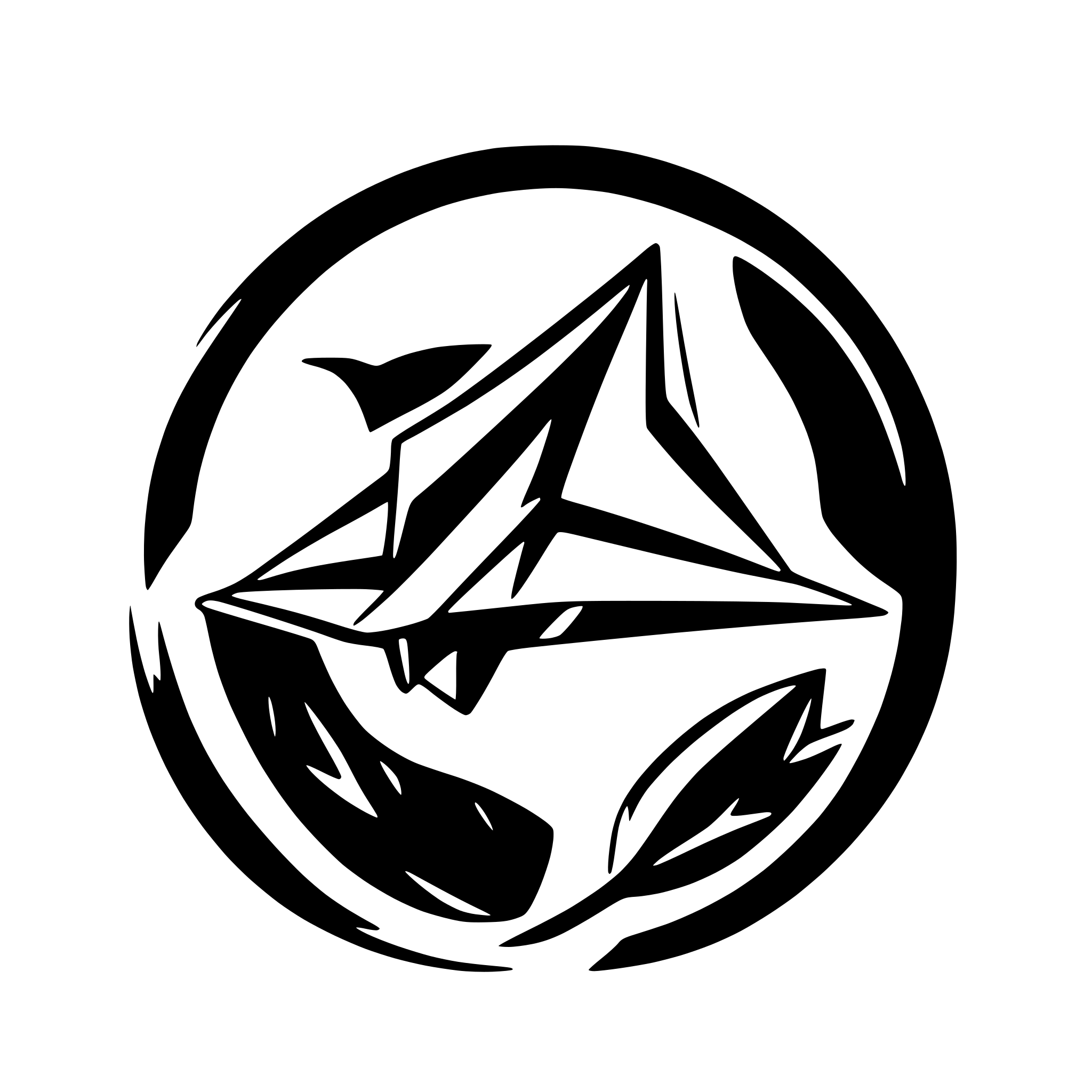 AI-generated SVG of a paper plane silhouette