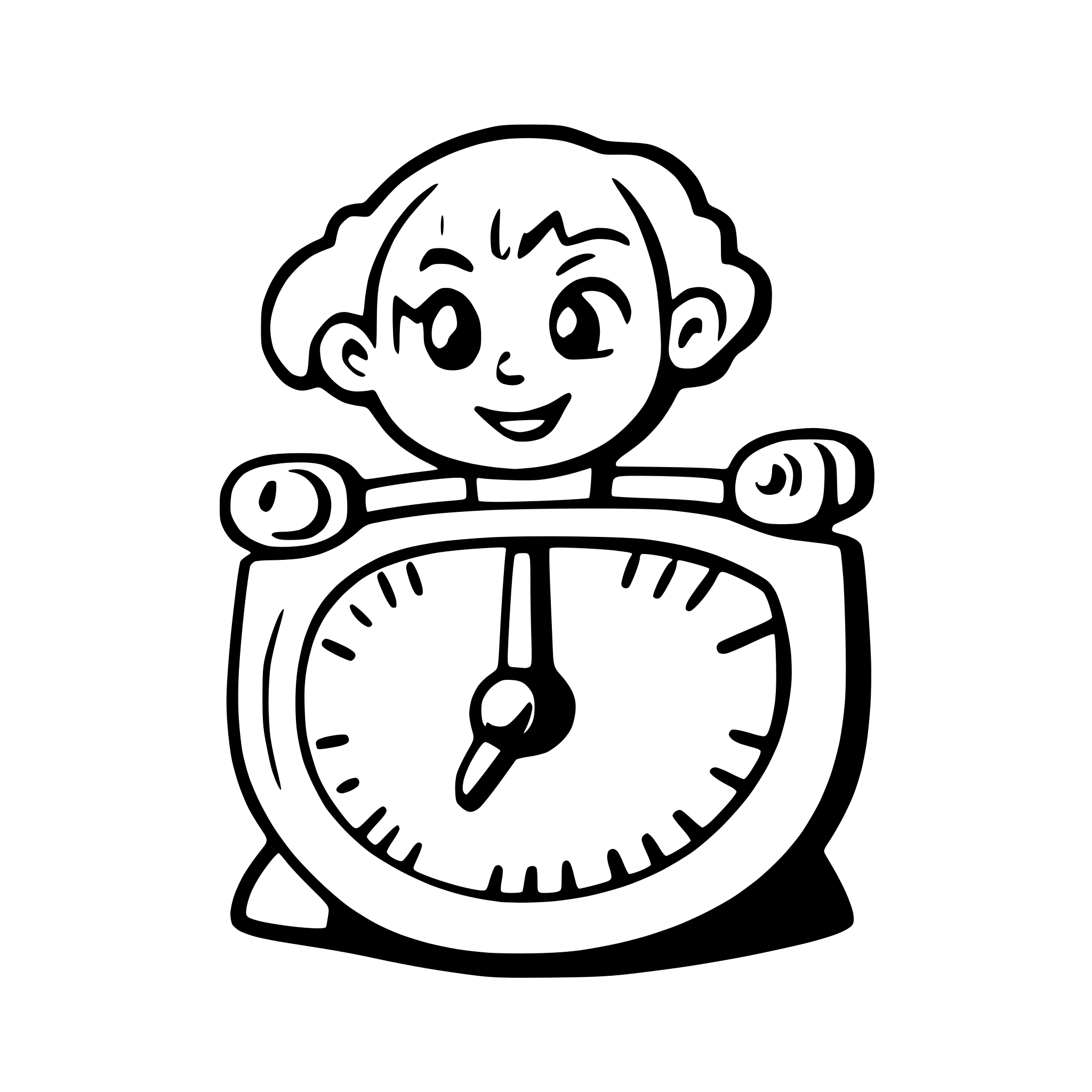 AI-generated SVG of a cartoon weight scale