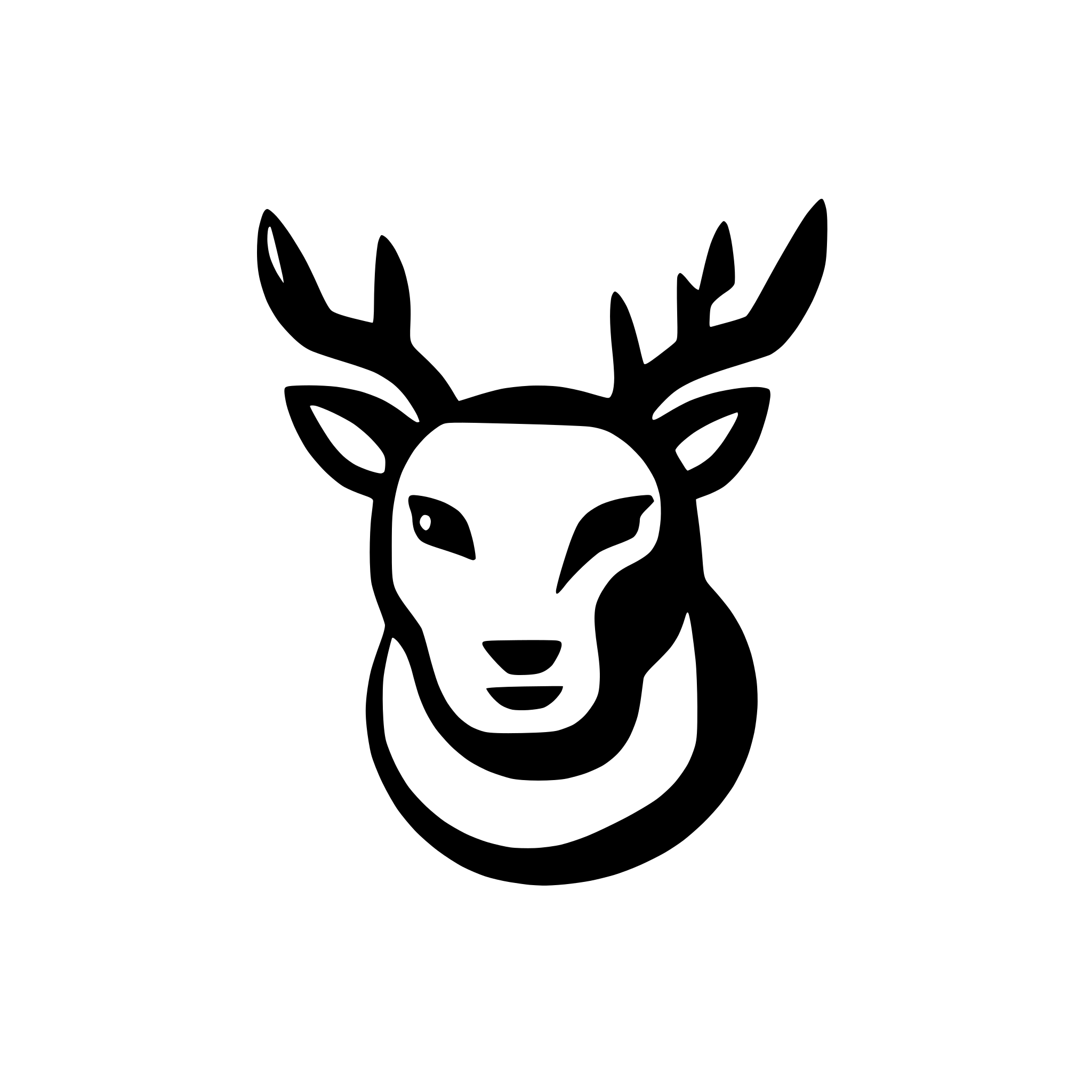 AI-generated SVG of 'deer lakes minimal'