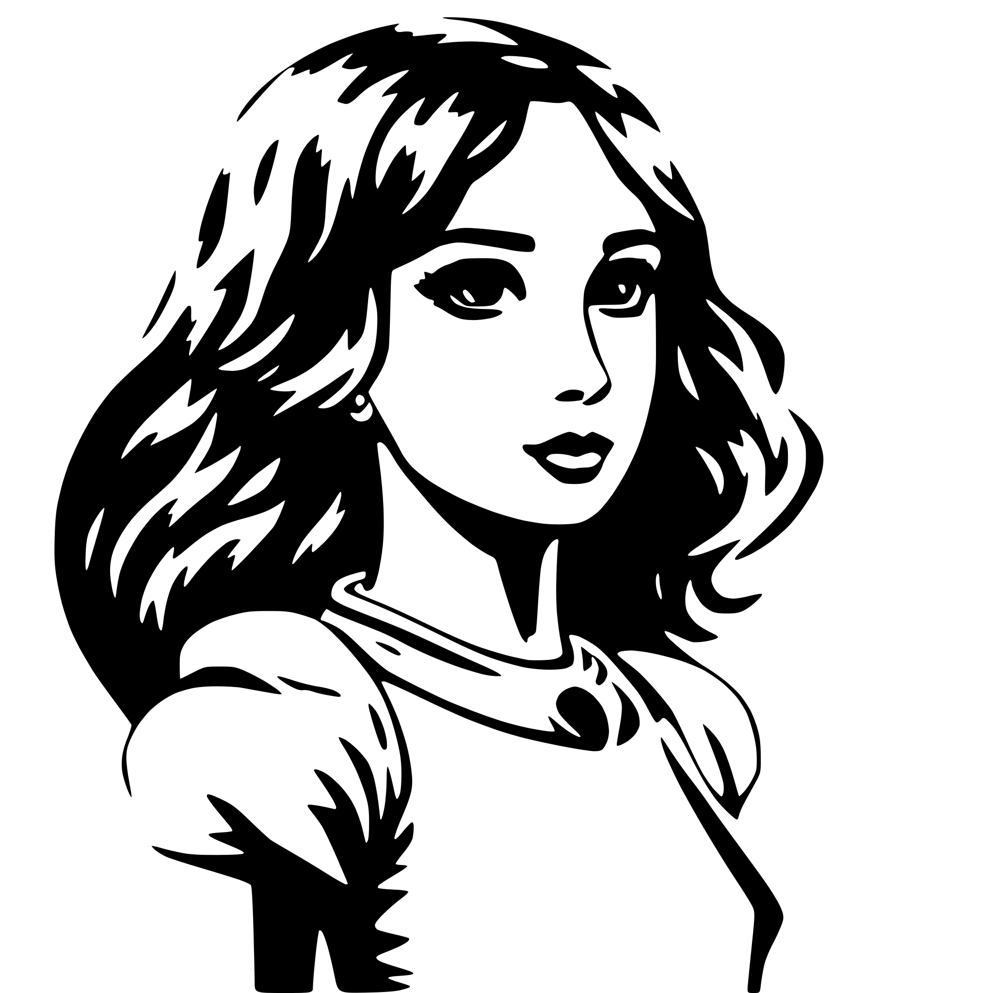 AI-generated SVG of 'AI Virtual Girlfriend'