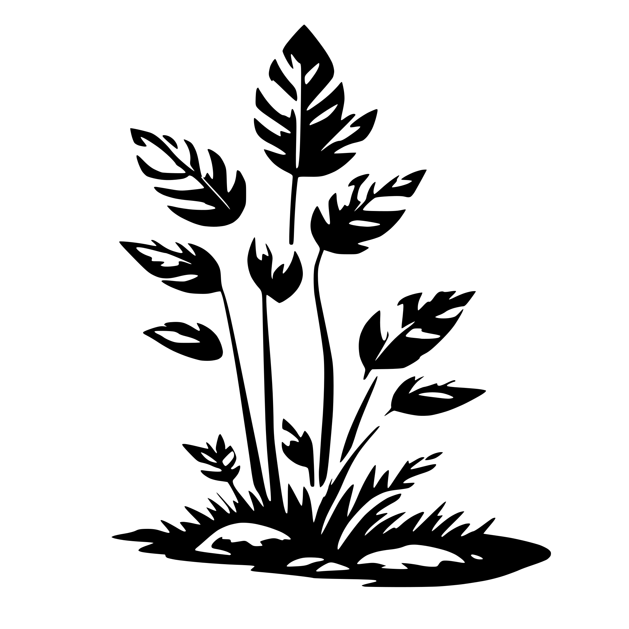 AI-generated SVG of 'grafik eines verwitterten Baums'