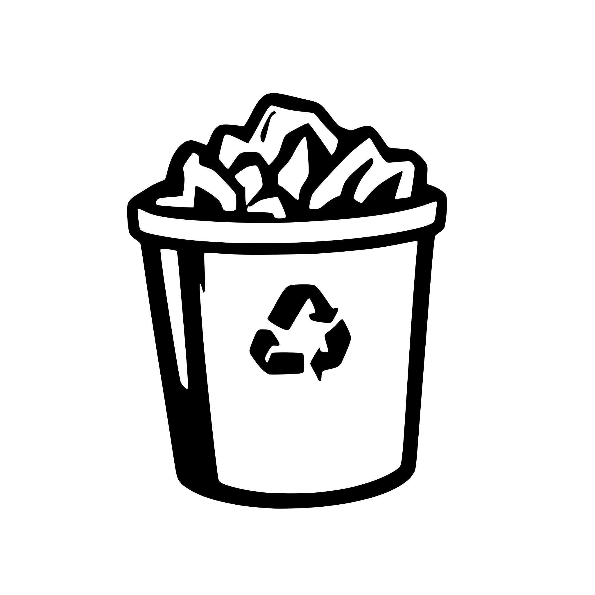 AI-generated SVG of 'trash icon'