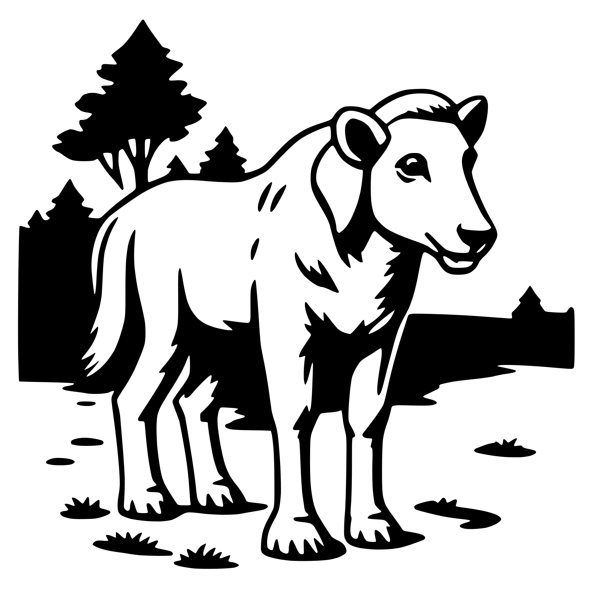 AI-generated SVG of 'wildlife'