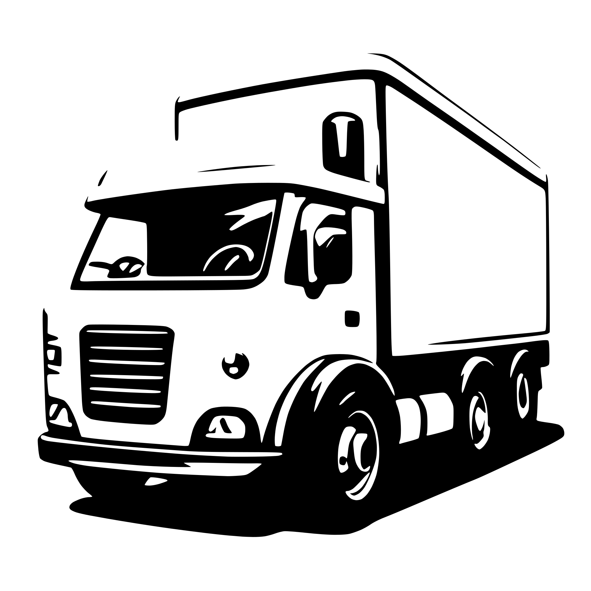 AI-generated SVG of 'security vehicle HGV'