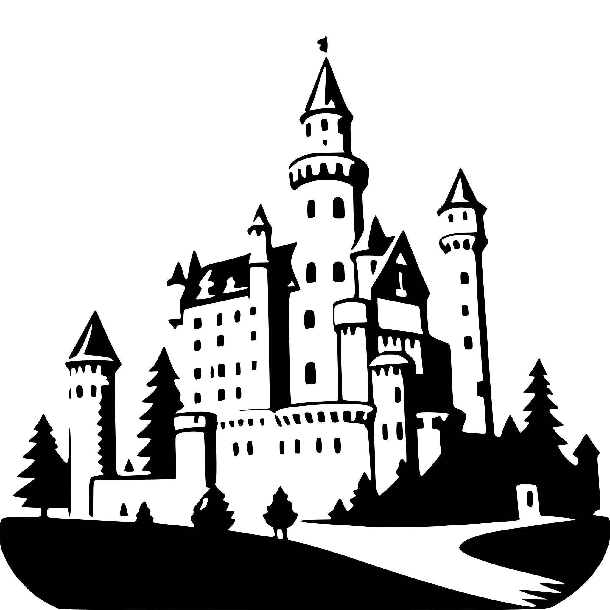 AI-generated SVG of 'neuschwanstein castle'