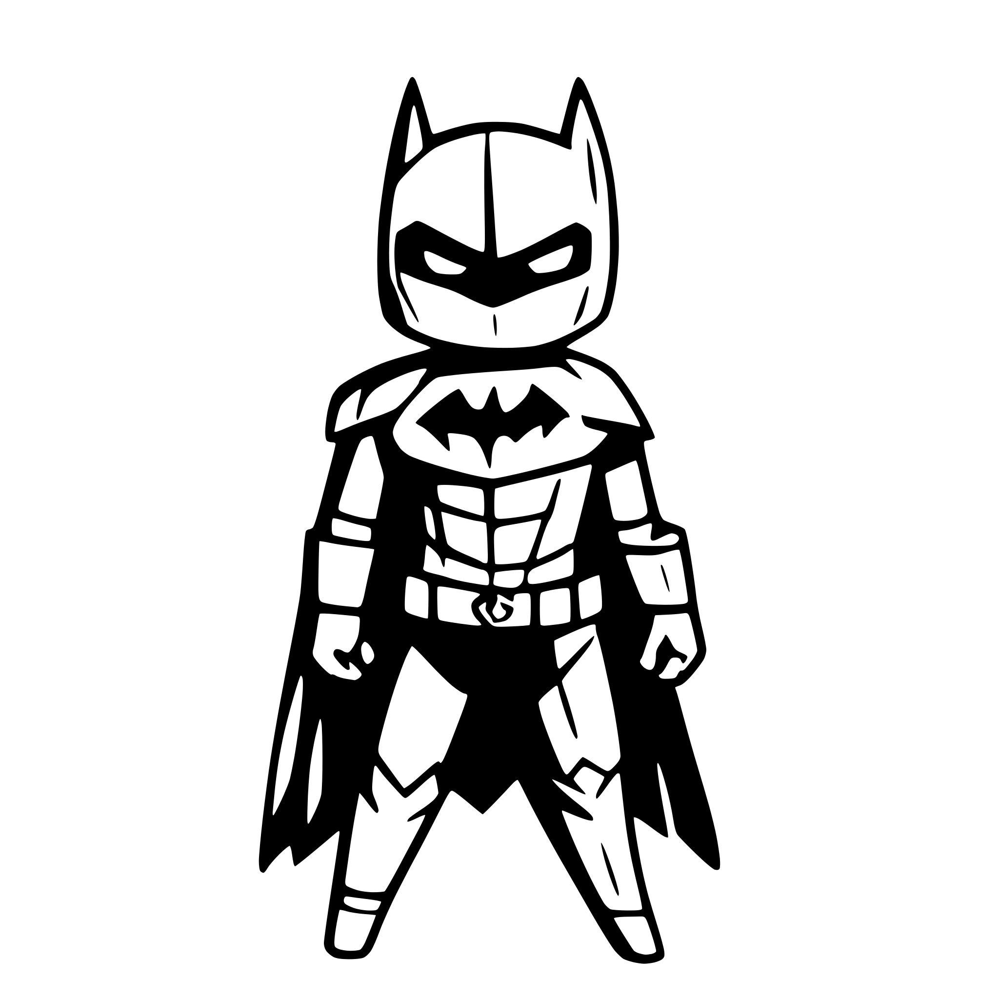 AI-generated SVG of 'batman'