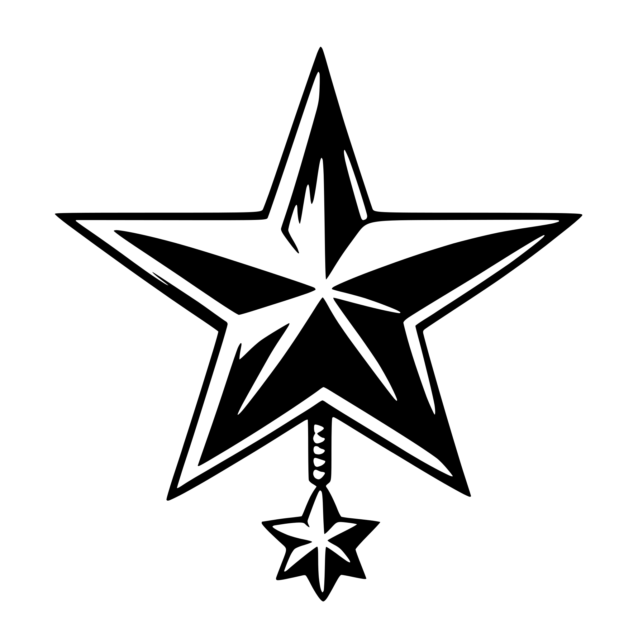 AI-generated SVG of a star