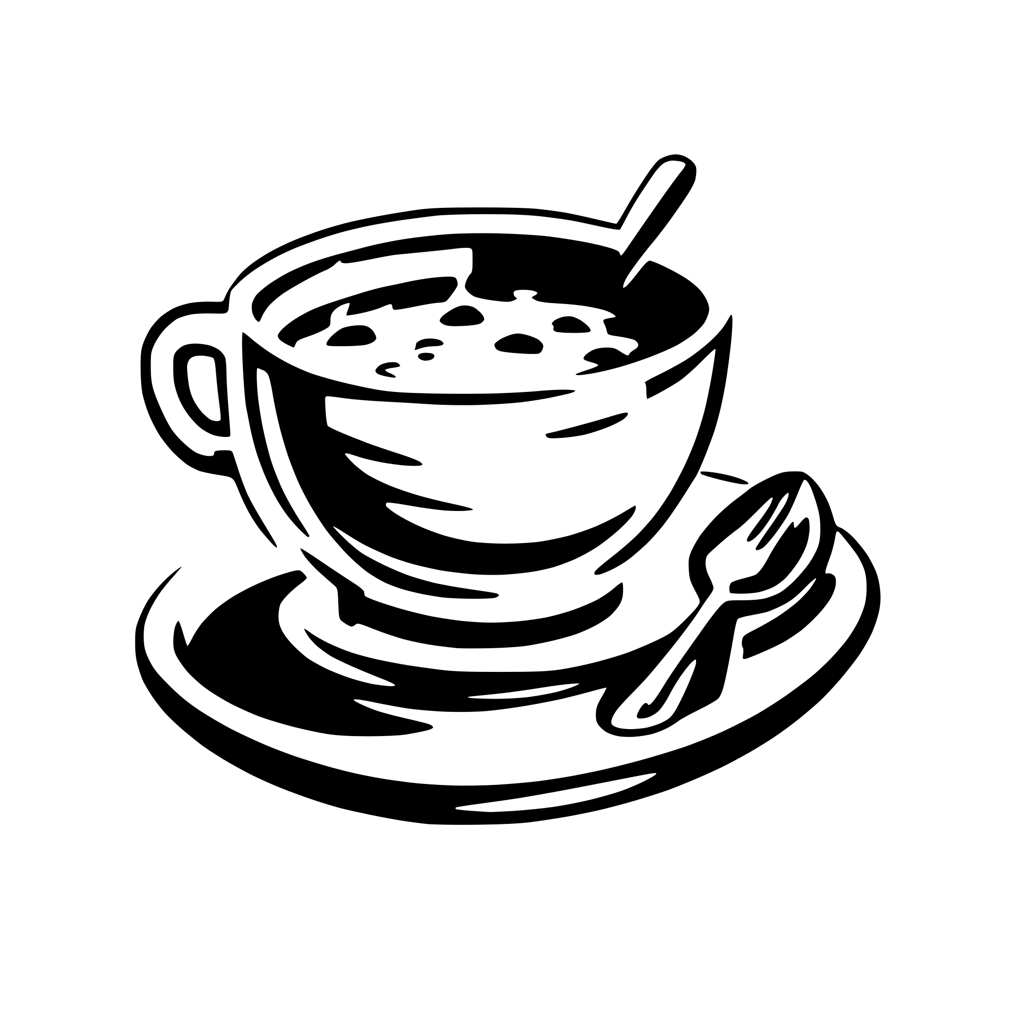 AI-generated SVG of 'a soupbowl'