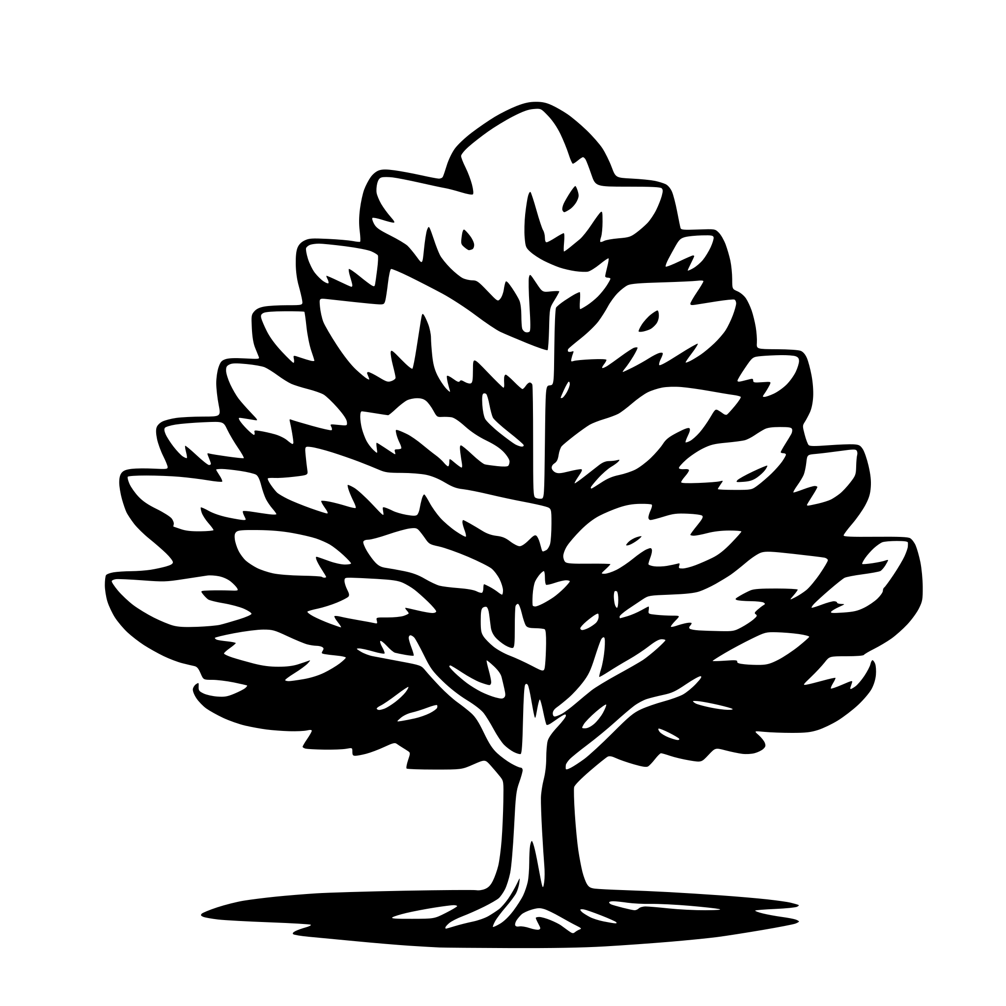 AI-generated SVG of a Baum